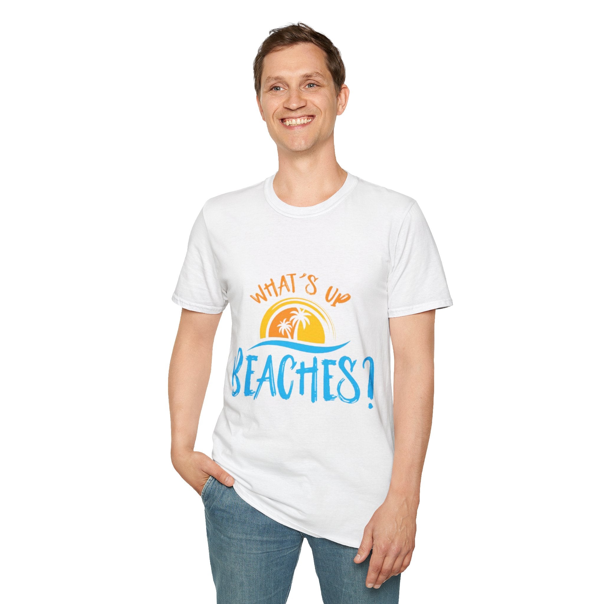 What's Up Beaches? Unisex Softstyle T-Shirt