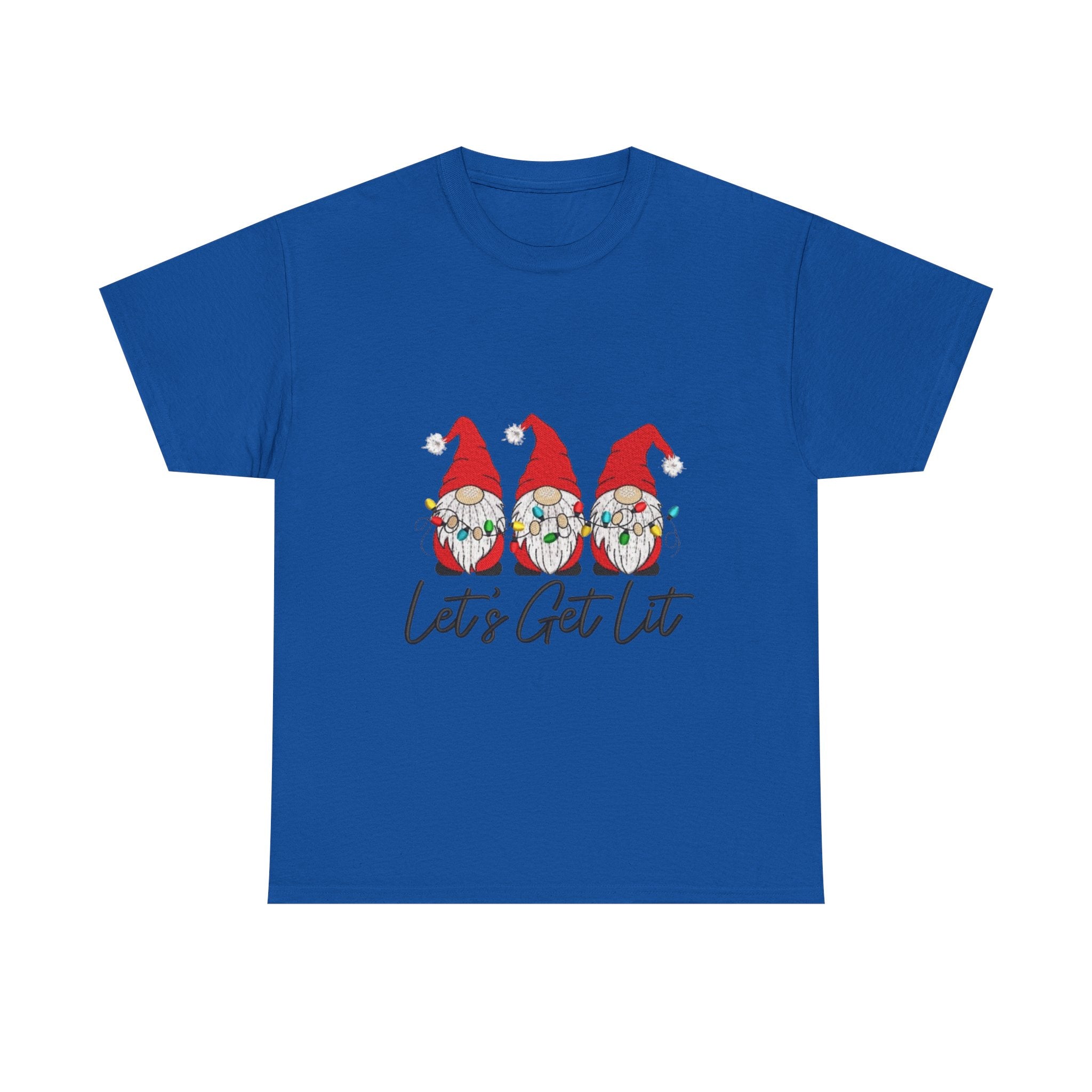 Let's Get Lit Gnome Unisex Heavy Cotton T-Shirt
