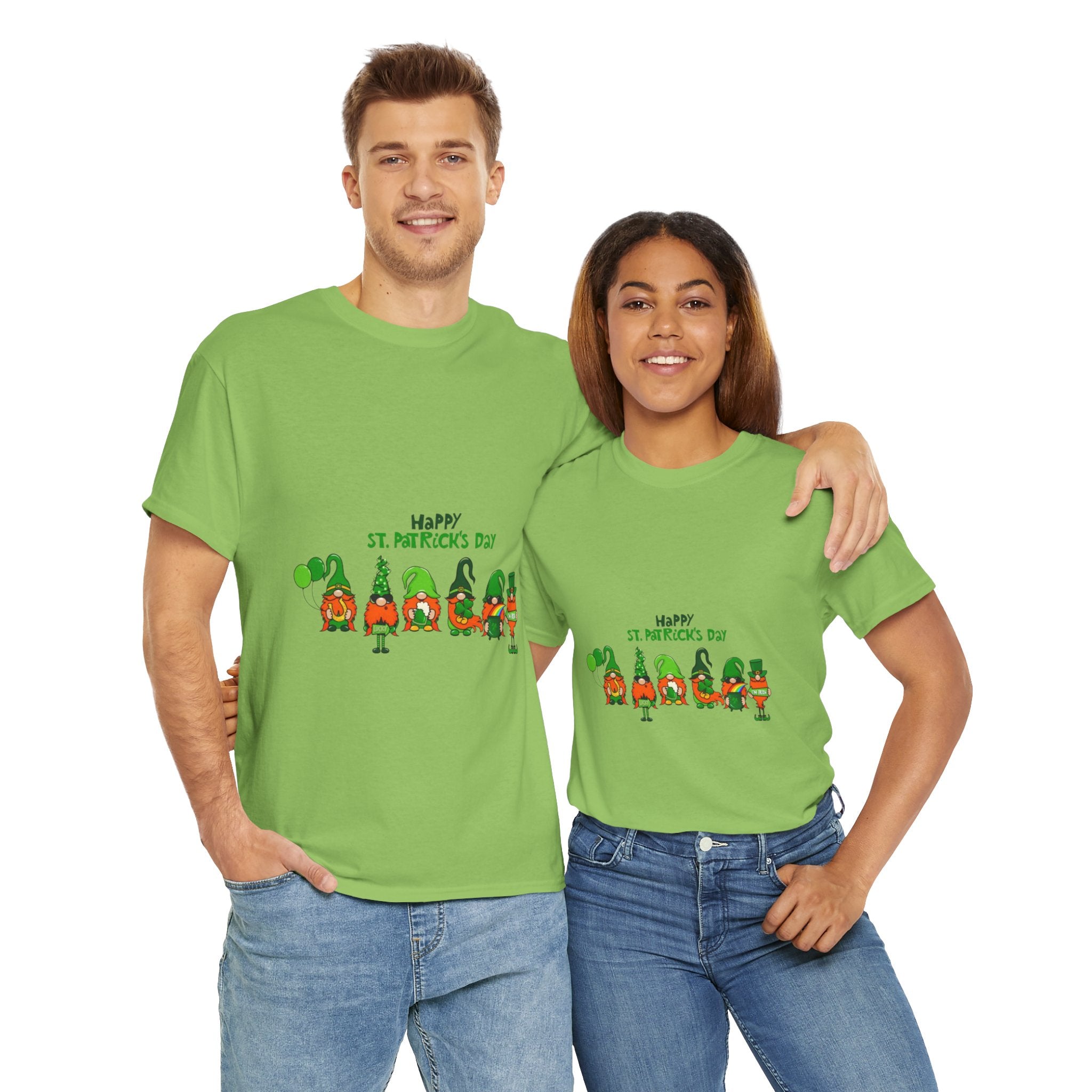Happy St. Patrick's Day Unisex Heavy Cotton T-Shirt