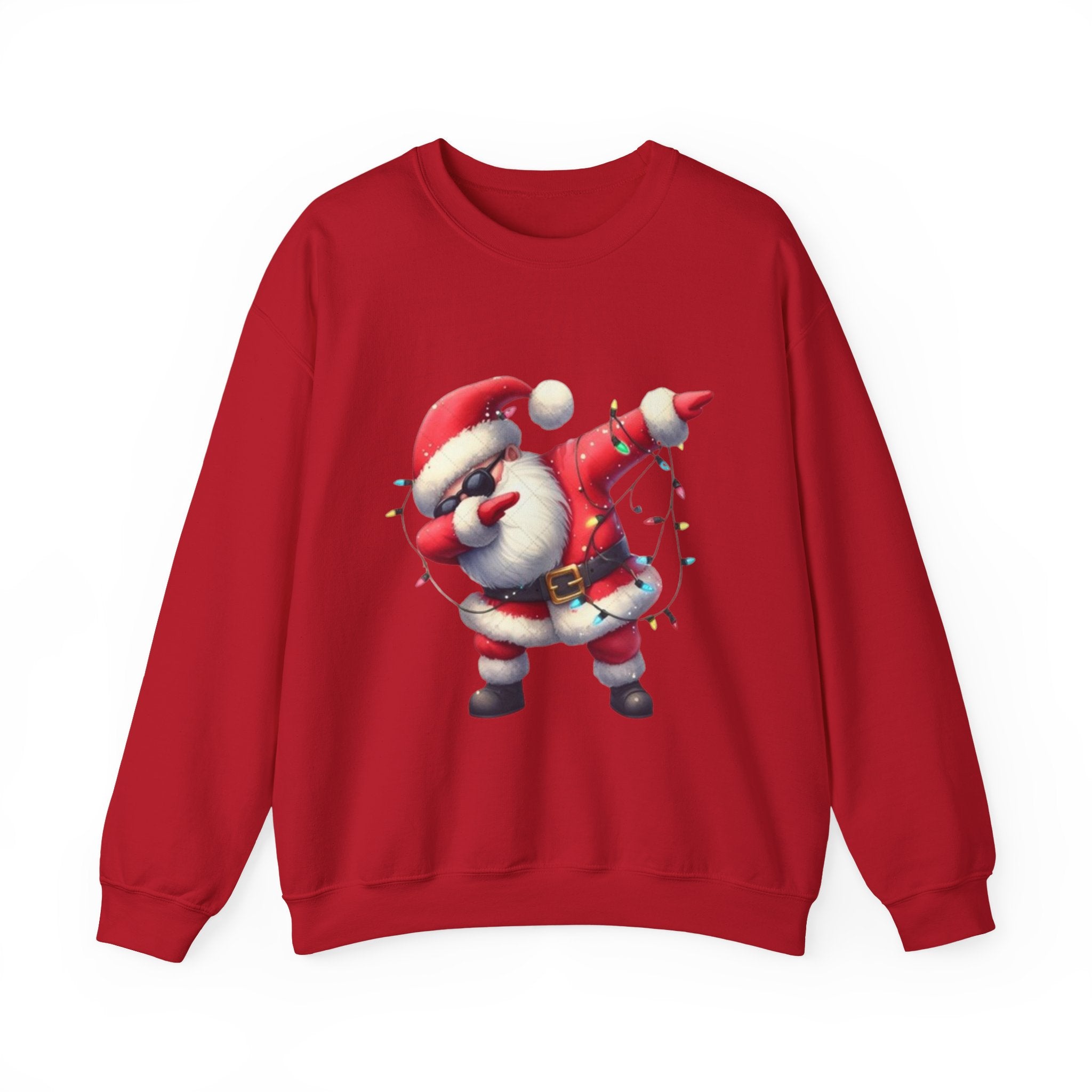 Santa Dabbing Unisex Heavy Blend™ Crewneck Sweatshirt