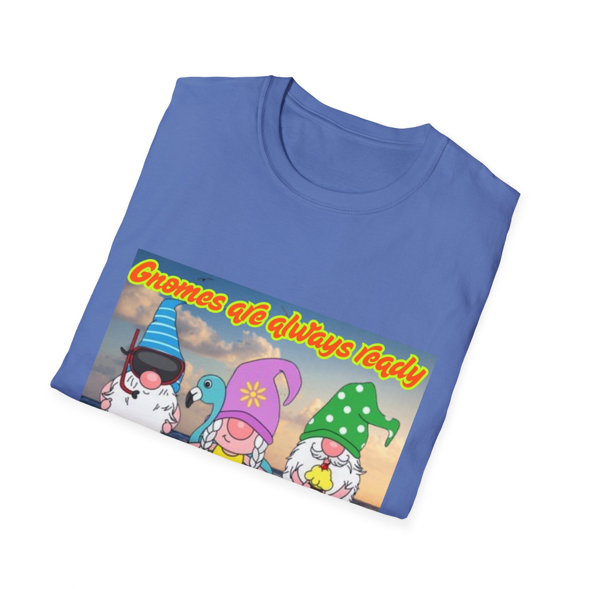 Gnomes Are Always Ready For Summer Fun! Unisex Softstyle T-Shirt
