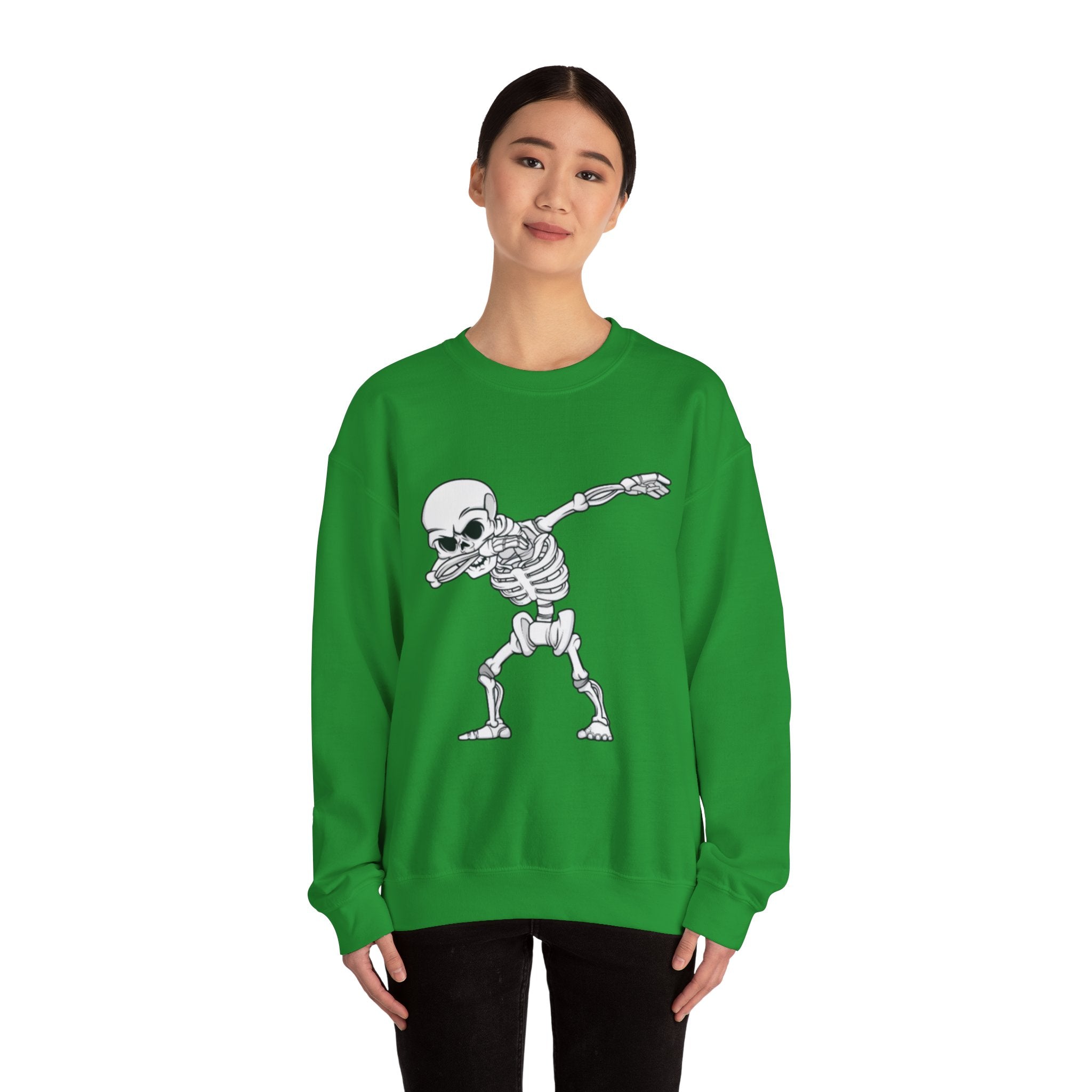 Dabbing Skeleton Unisex Crewneck Sweatshirt