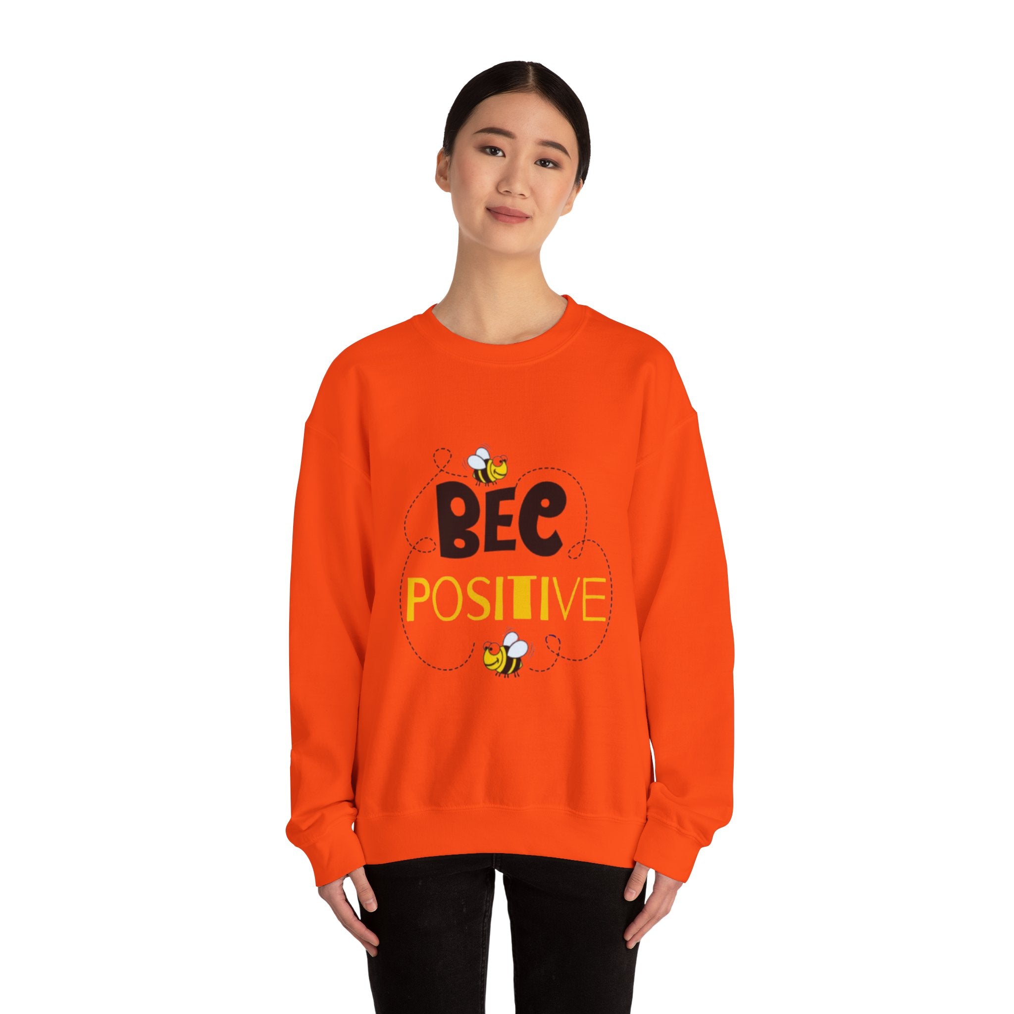 Bee Positive Unisex Heavy Blend™ Crewneck Sweatshirt