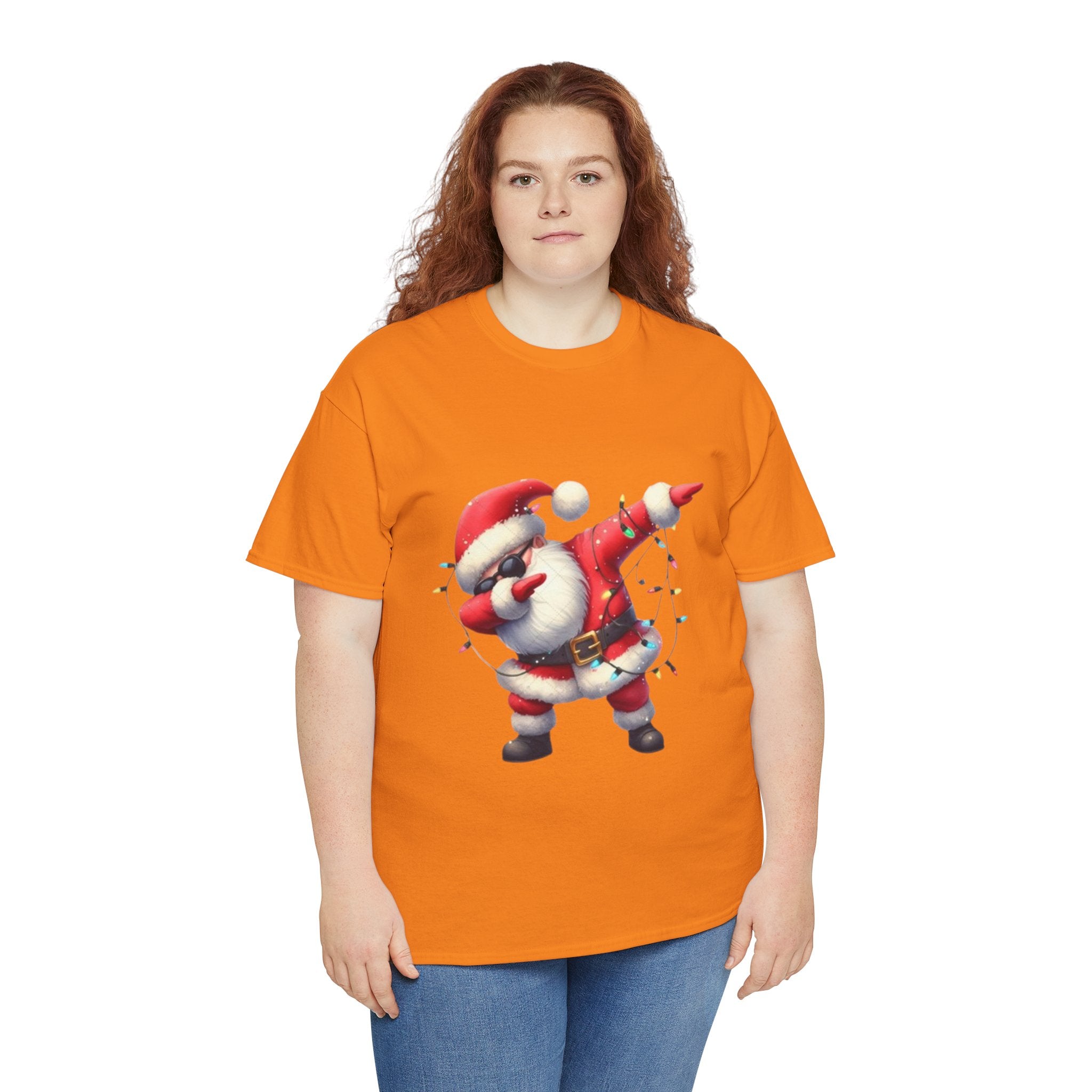 Dabbing Santa Unisex Heavy Cotton T-Shirt