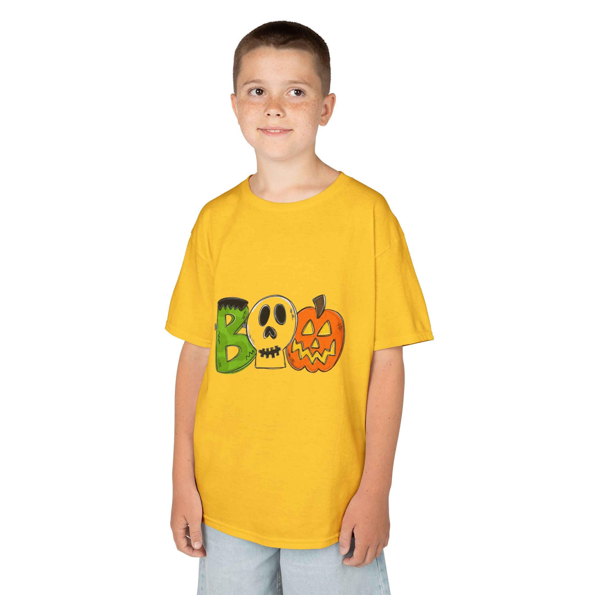 Halloween BOO Kids Short Sleeve T-Shirt