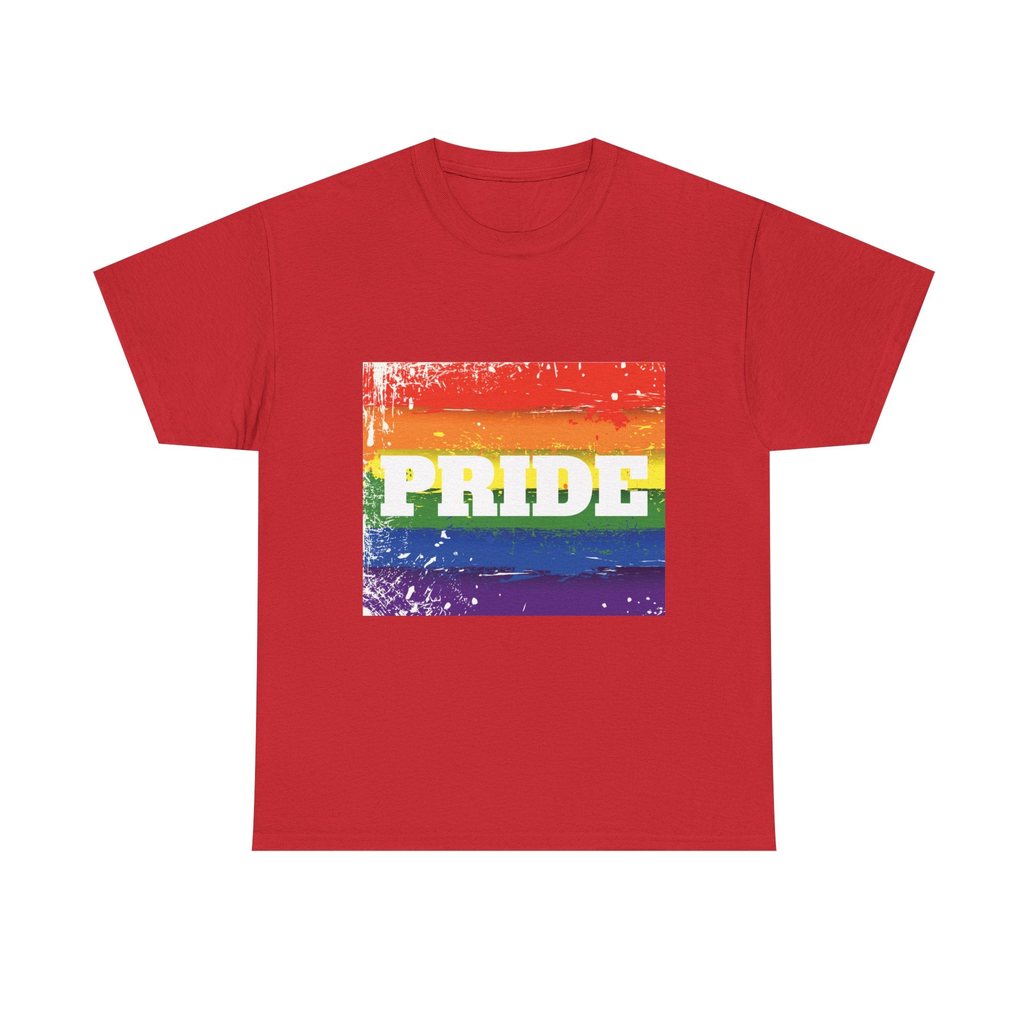 Pride Rainbow Unisex Heavy Cotton T-Shirt