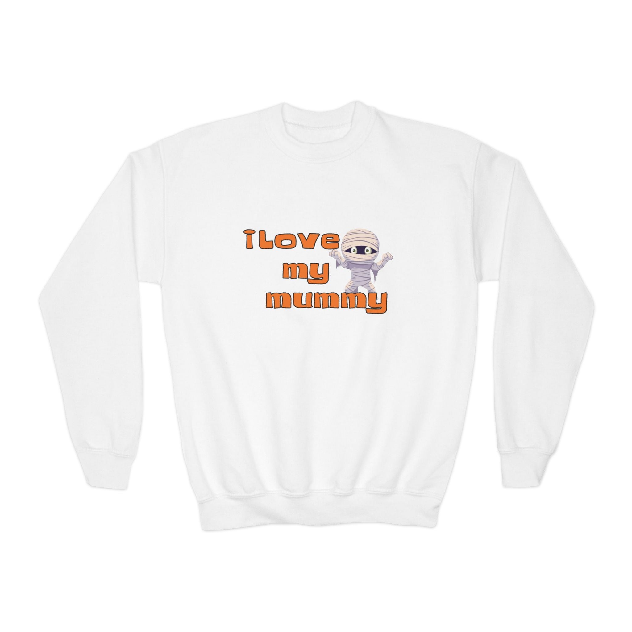 I Love My Mummy Youth Crewneck Sweatshirt