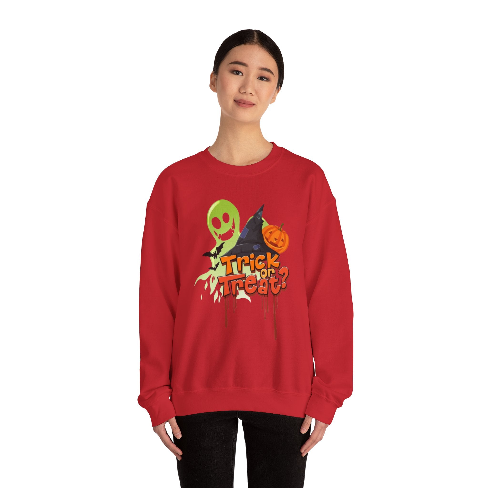 Halloween Trick or Treat Unisex Heavy Blend™ Crewneck Sweatshirt