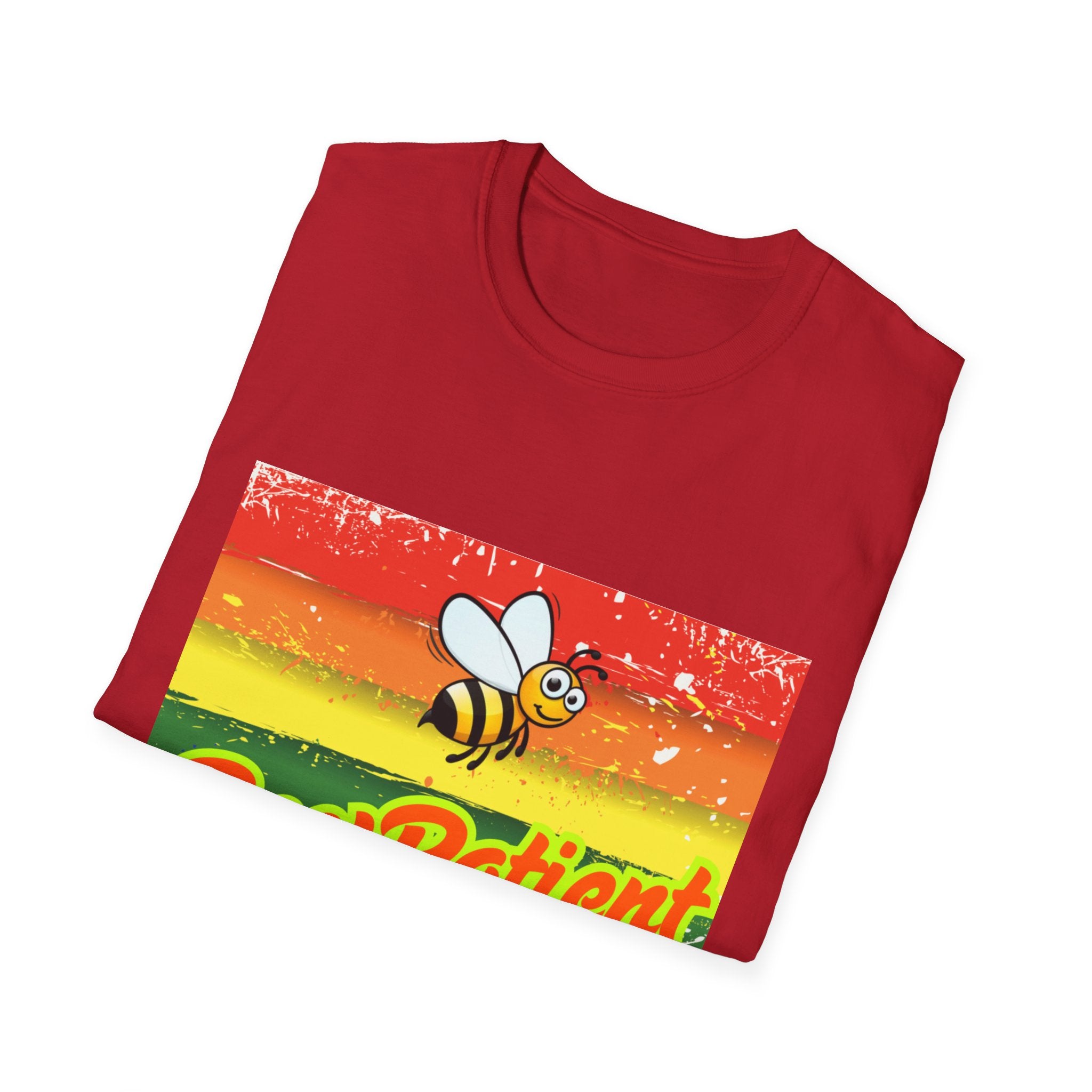 Bee Patient Rainbow Unisex Softstyle T-Shirt