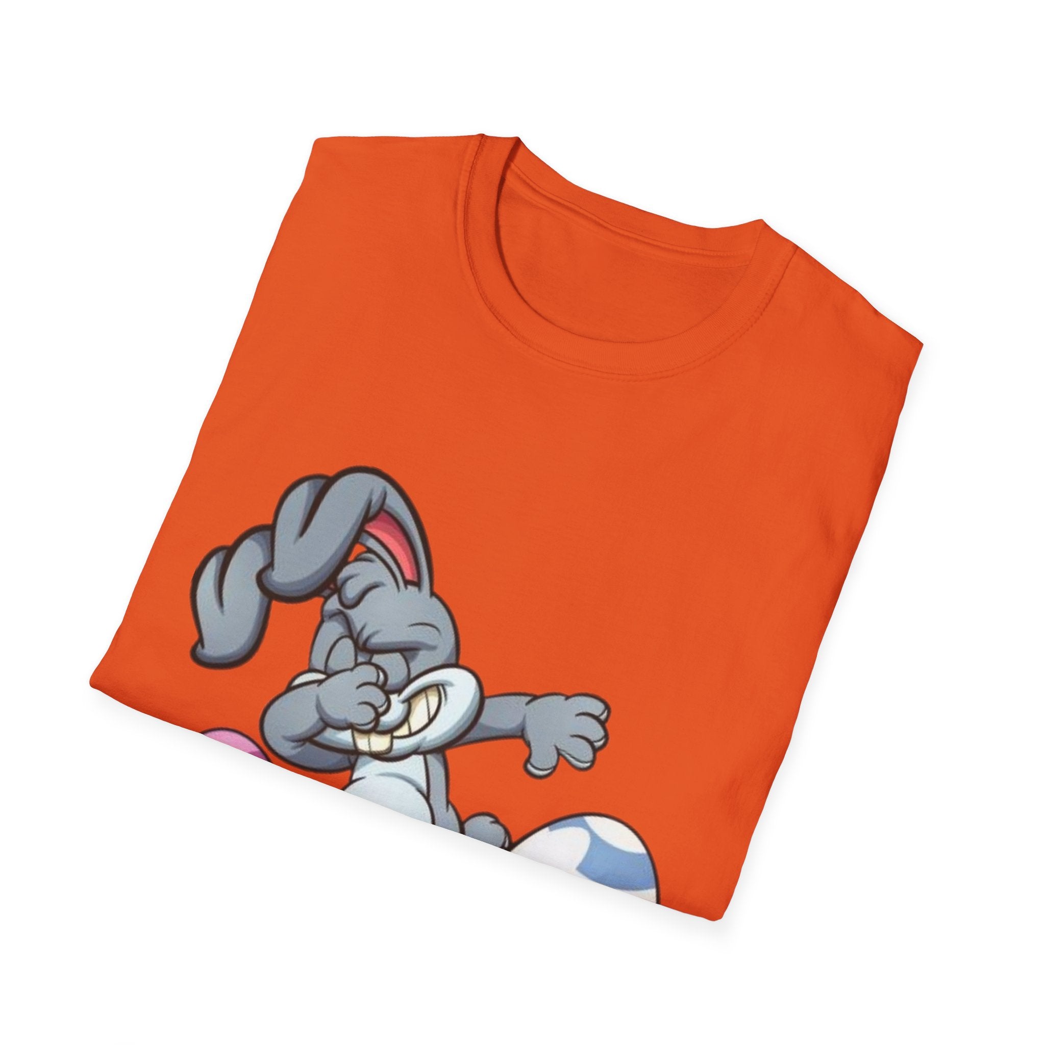 Dabbing Easter Bunny Unisex Softstyle T-Shirt
