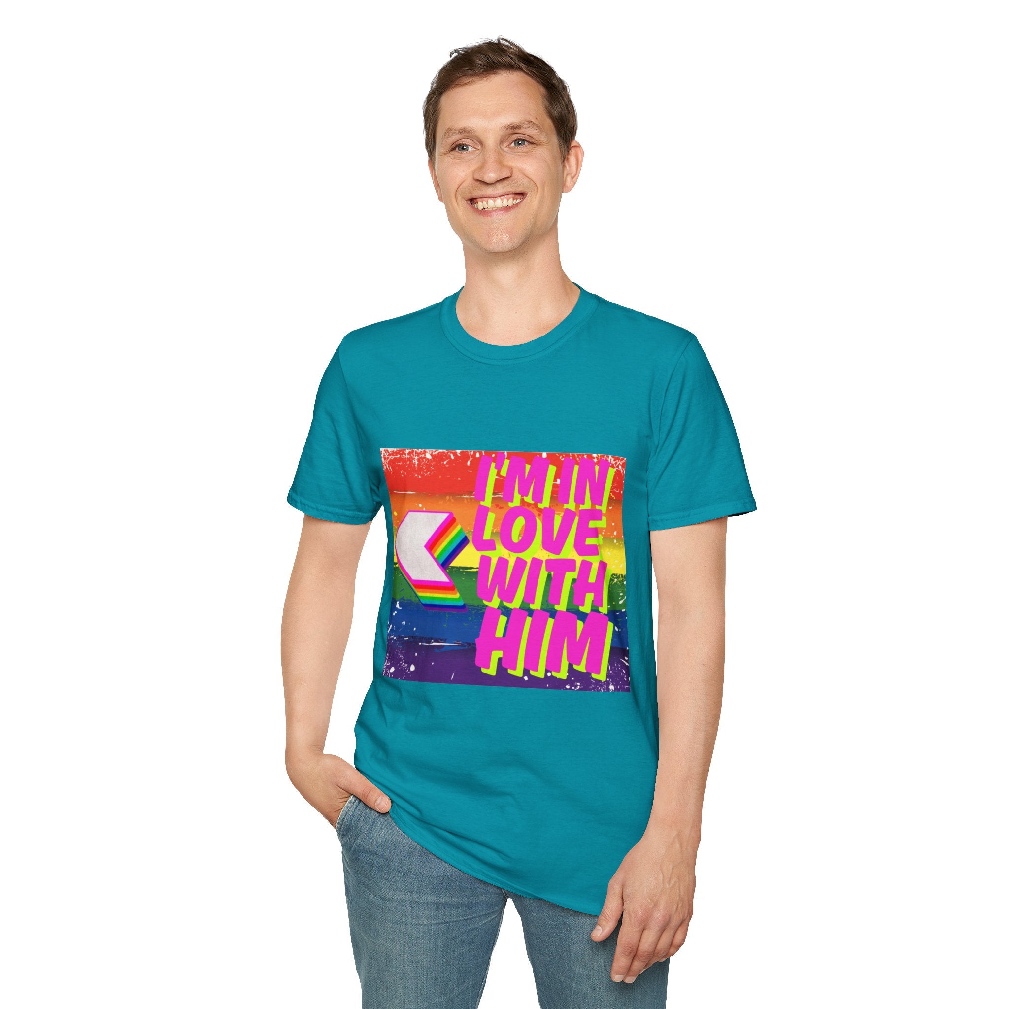 I'm In Love With Him Unisex Softstyle T-Shirt