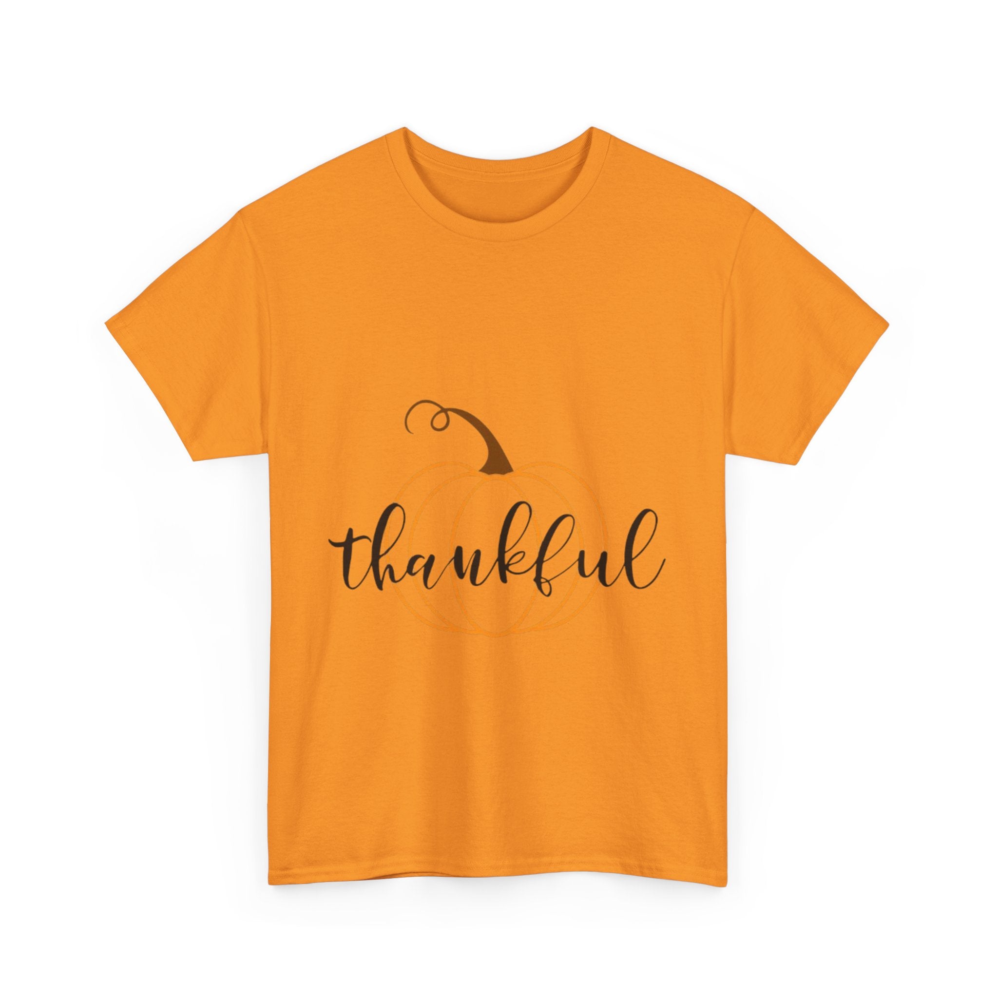 Thankful Pumpkin Unisex Heavy Cotton T-Shirt