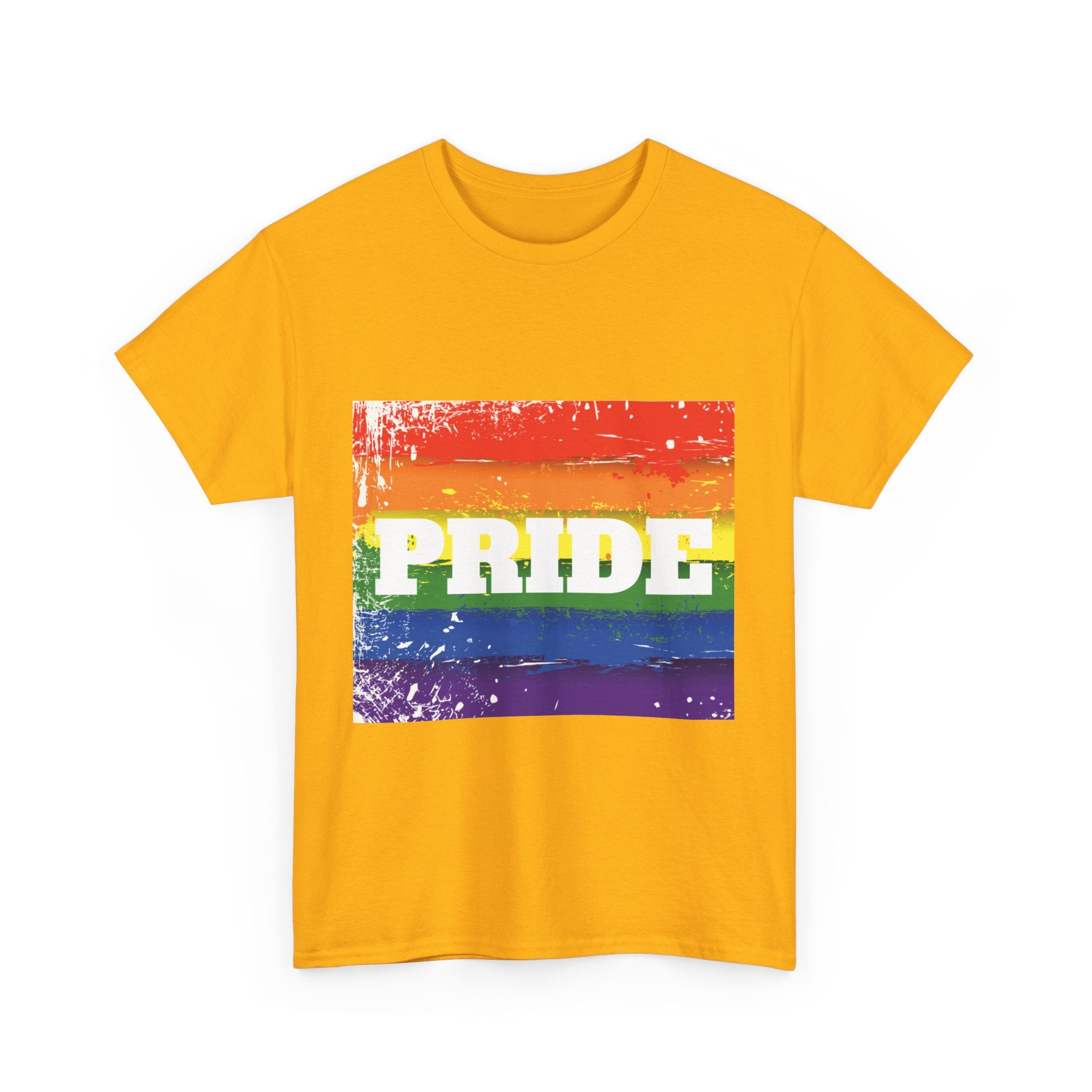 Pride Rainbow Unisex Heavy Cotton T-Shirt