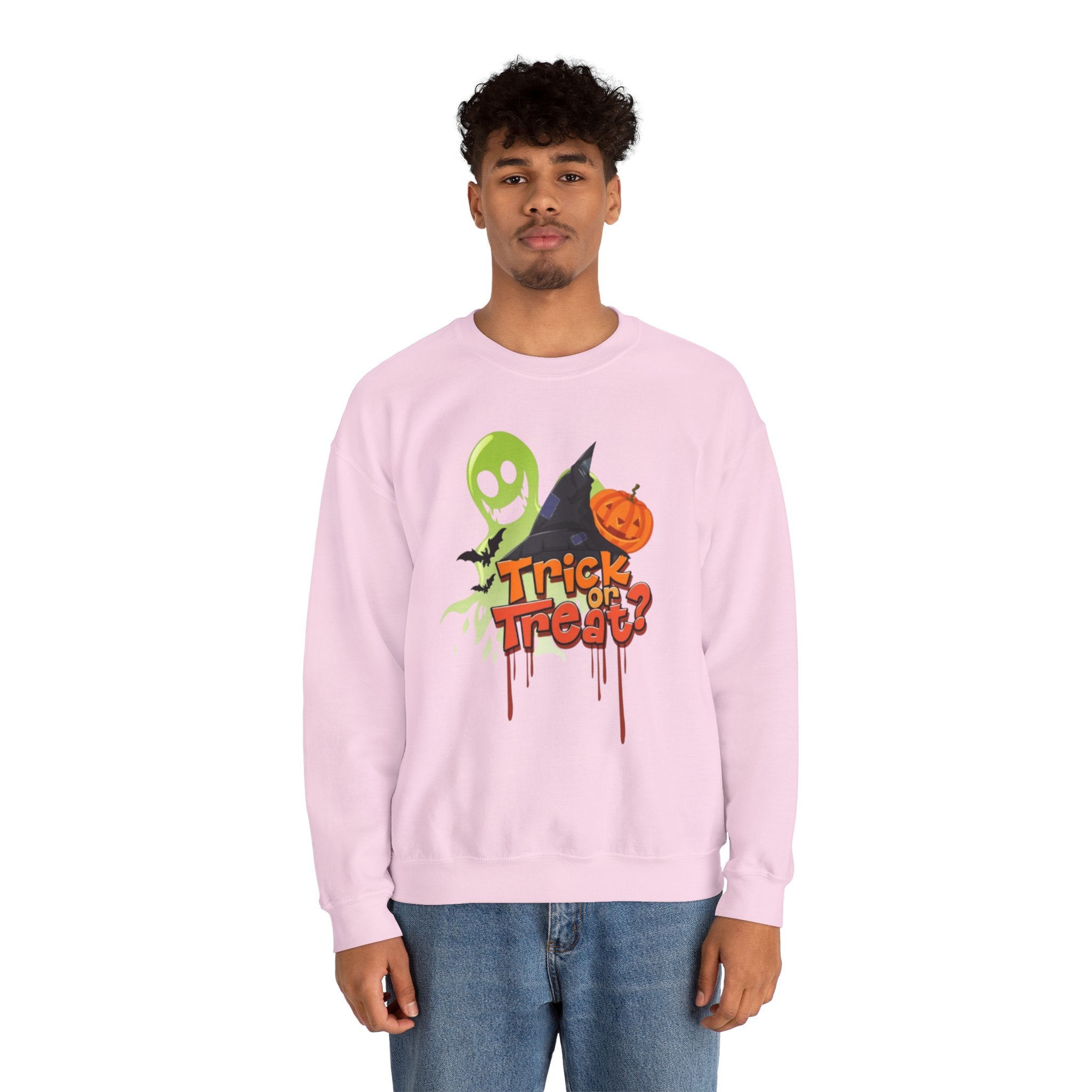 Halloween Trick or Treat Unisex Heavy Blend™ Crewneck Sweatshirt