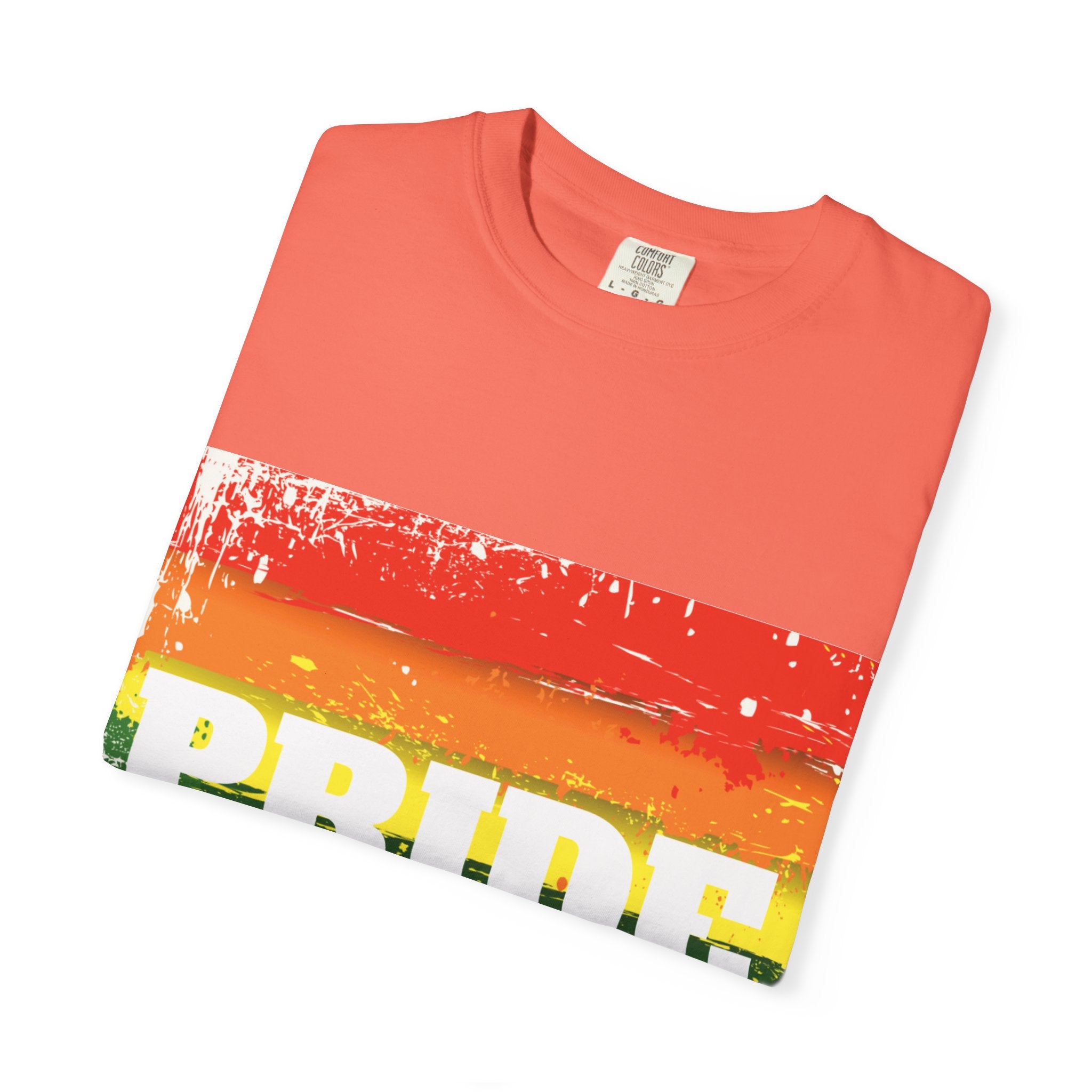 Pride Rainbow Unisex Garment-Dyed T-Shirt