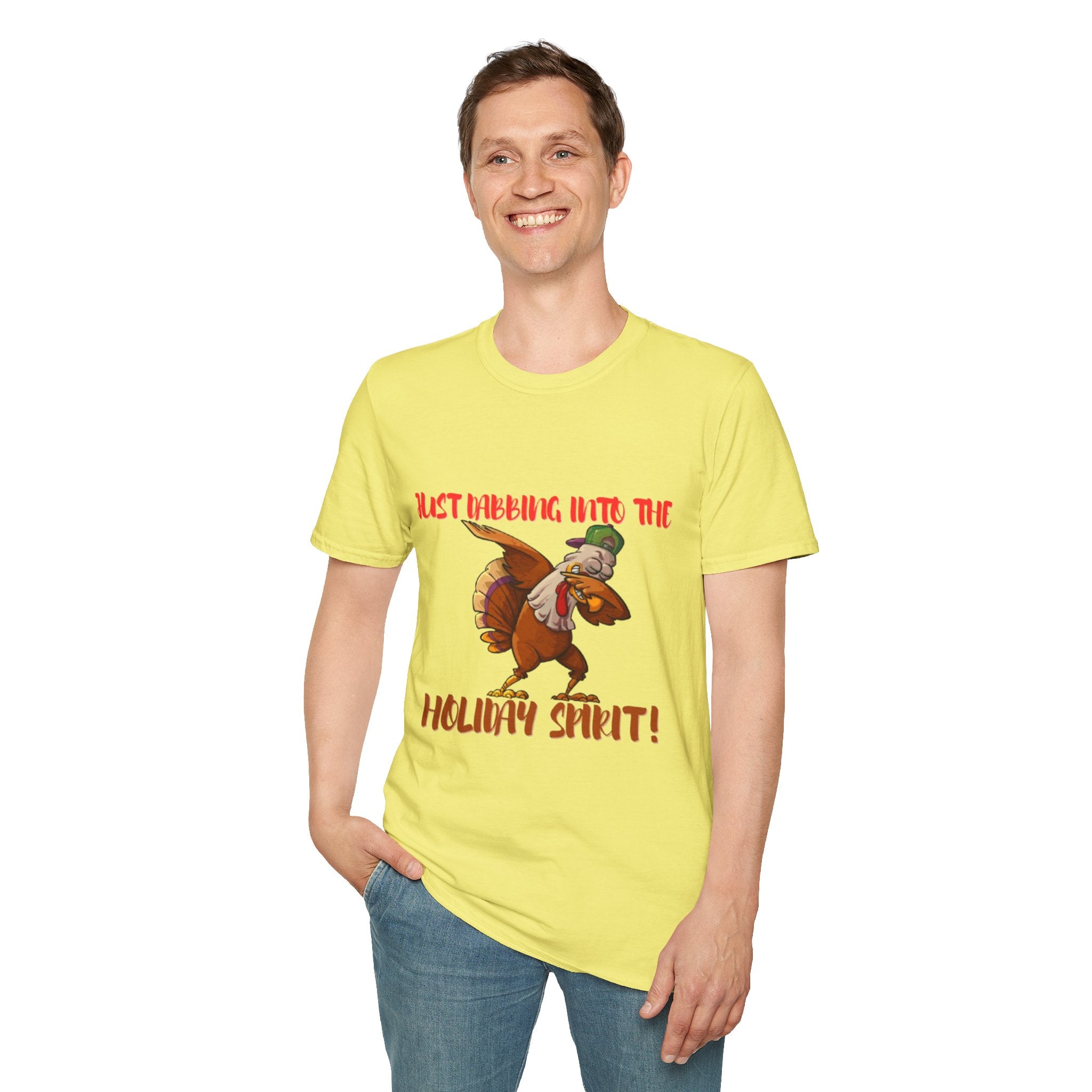 Just Dabbing Into The Holiday Spirit! Unisex Softstyle T-Shirt