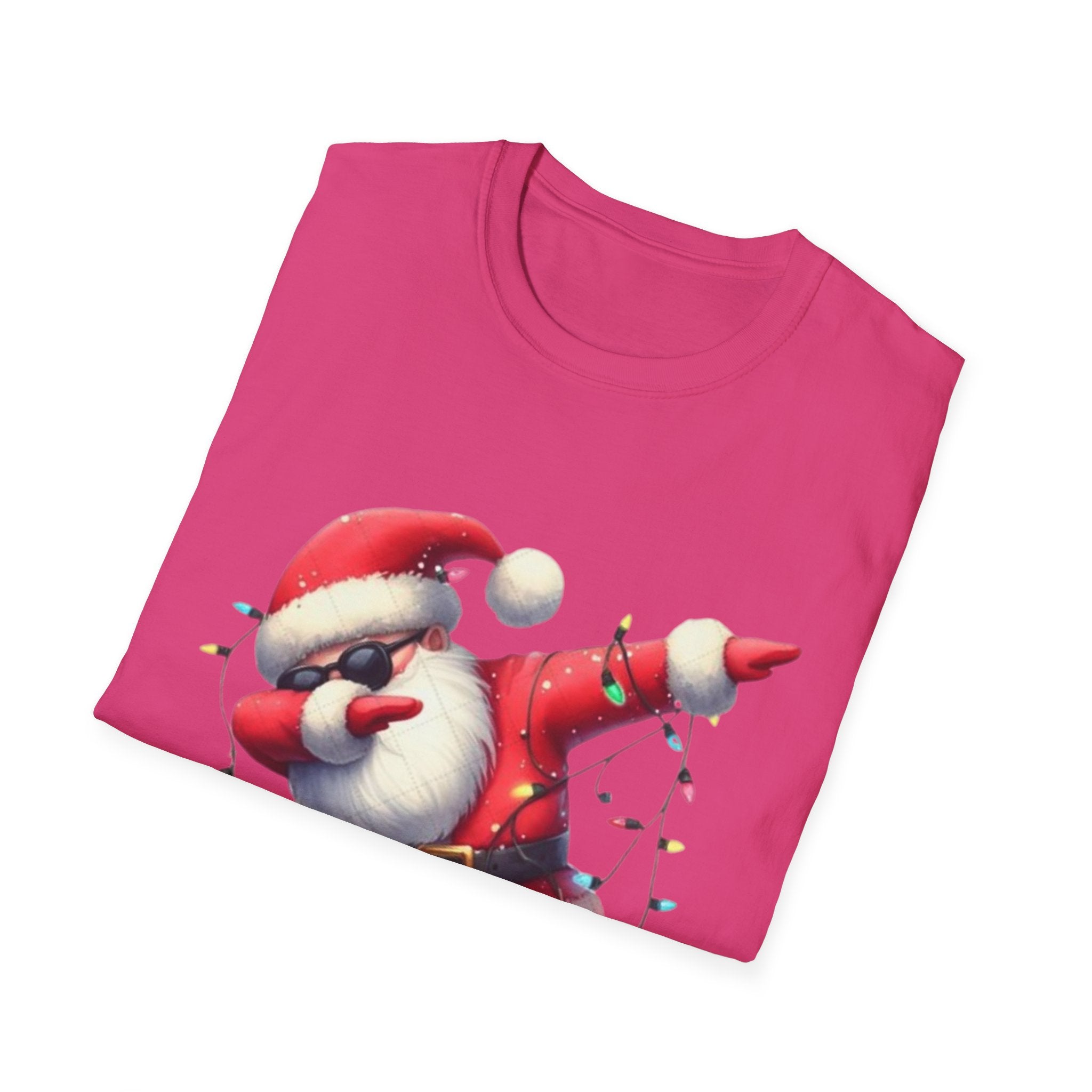 Dabbing Santa Unisex Softstyle T-Shirt