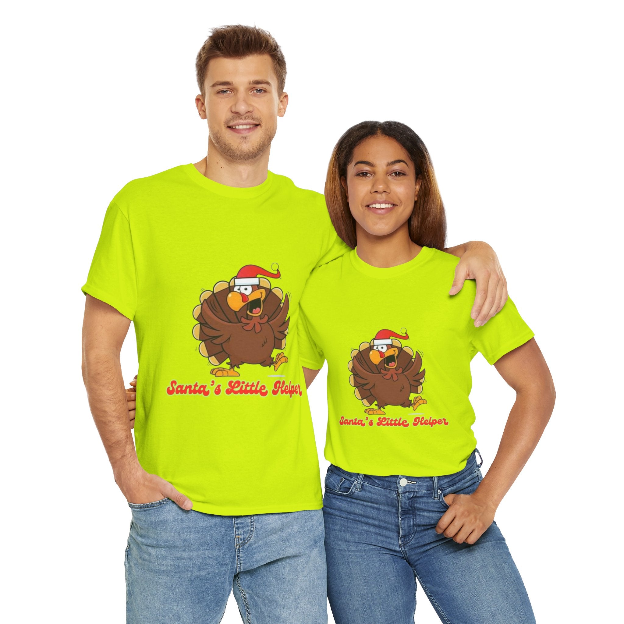 Santa's Little Helper Unisex Heavy Cotton T-Shirt