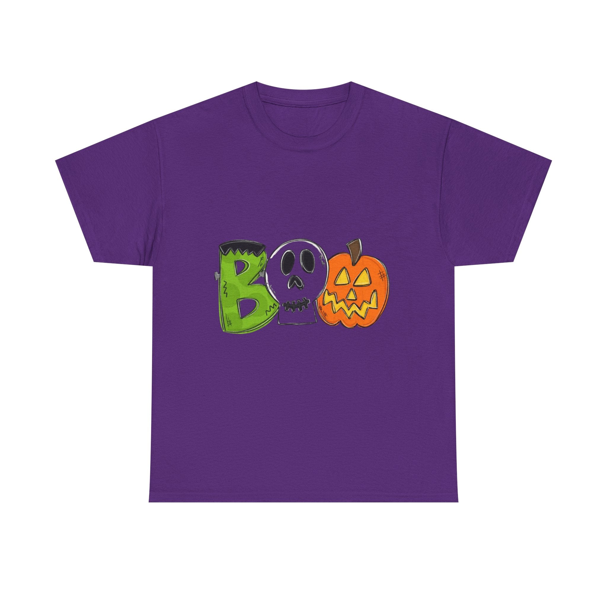 Halloween BOO Unisex Heavy Cotton T-Shirt