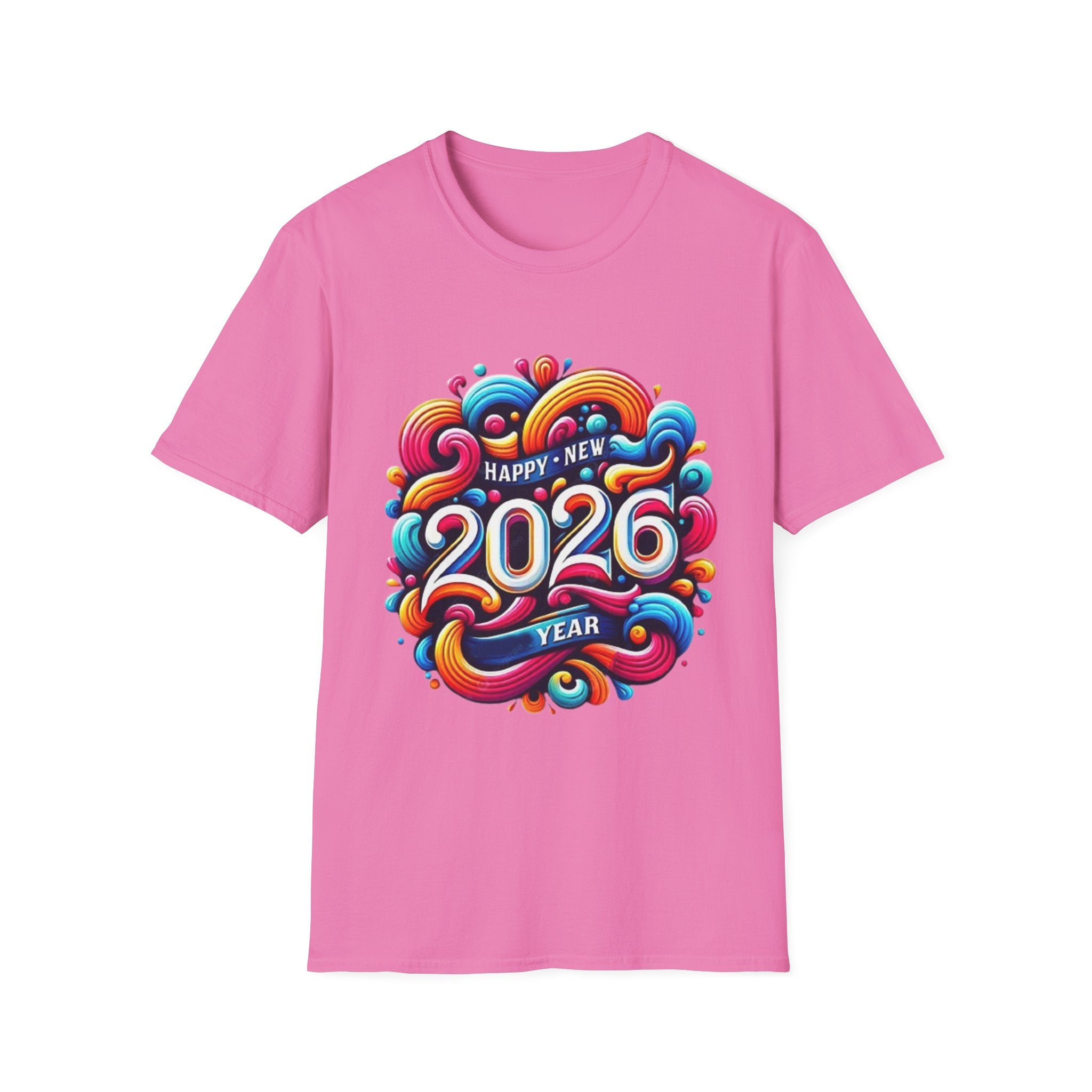 2026 Happy New Year Unisex Softstyle T-Shirt