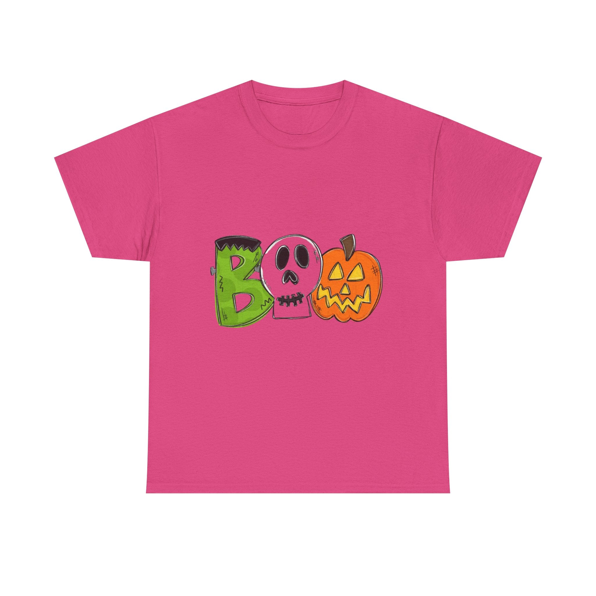 Halloween BOO Unisex Heavy Cotton T-Shirt