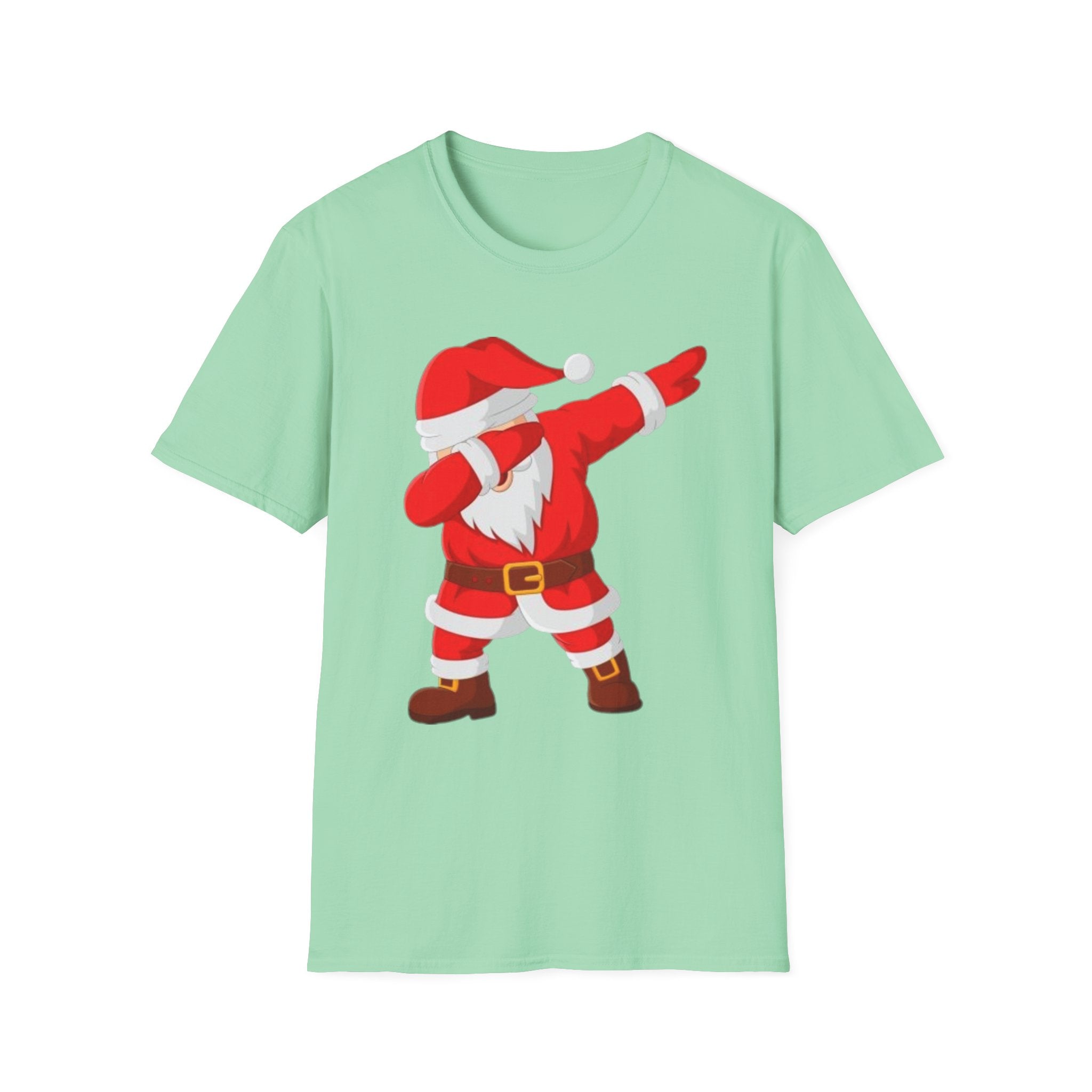 Dabbing Santa Unisex Softstyle T-Shirt