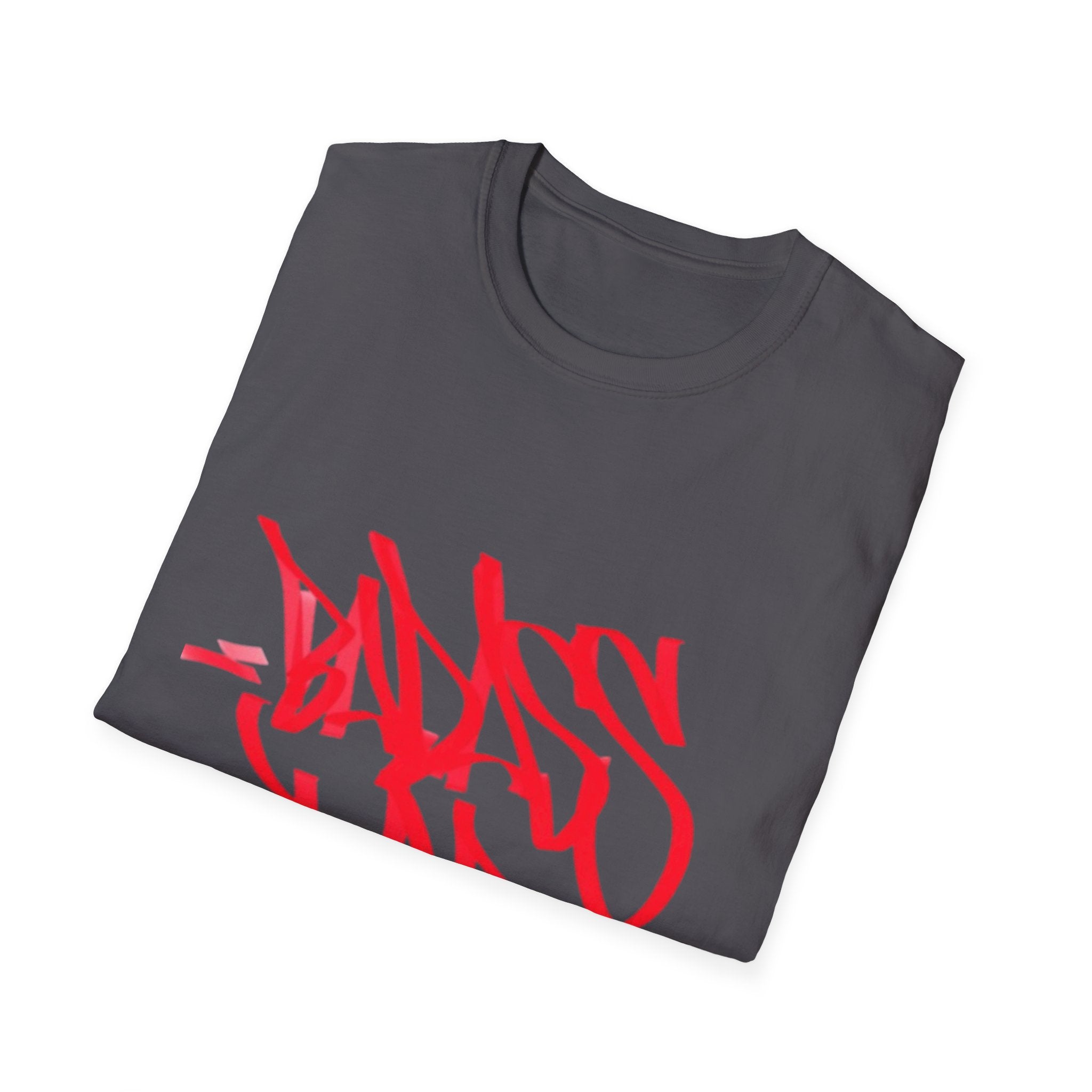 Red Graffiti Style Unisex Softstyle T-Shirt