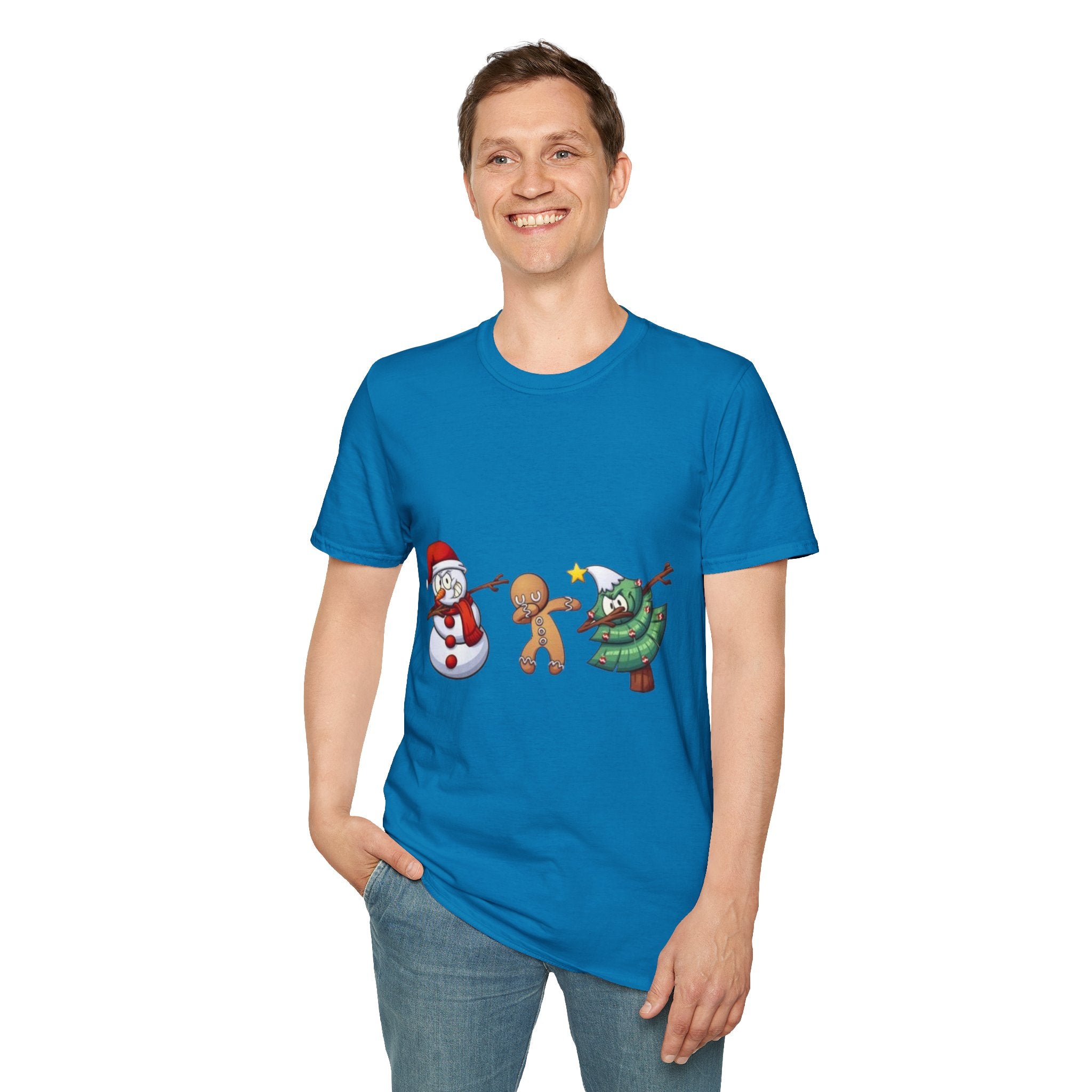 Christmas Dabbing Unisex Softstyle T-Shirt