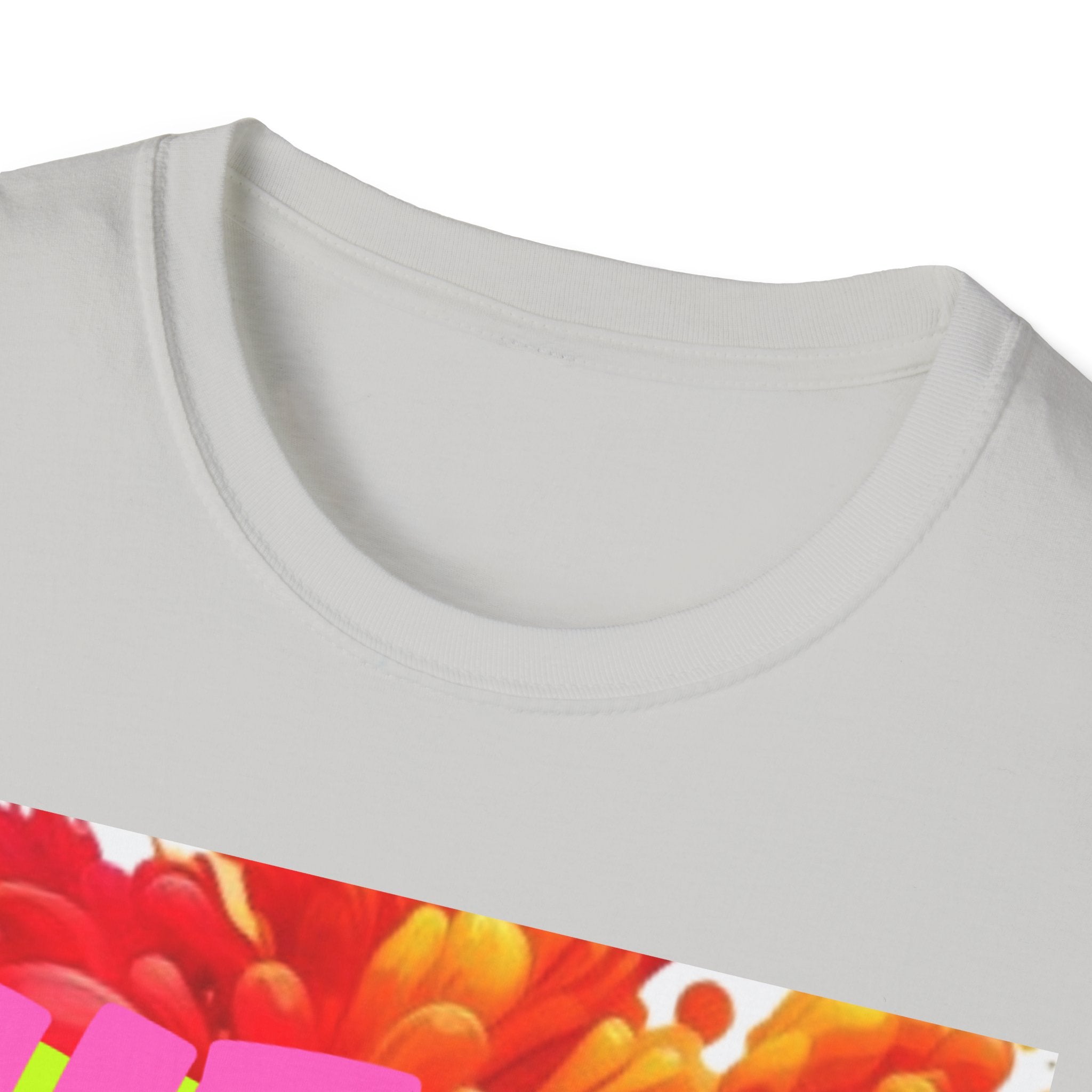Hey I'm Gay! Heart Unisex Softstyle T-Shirt