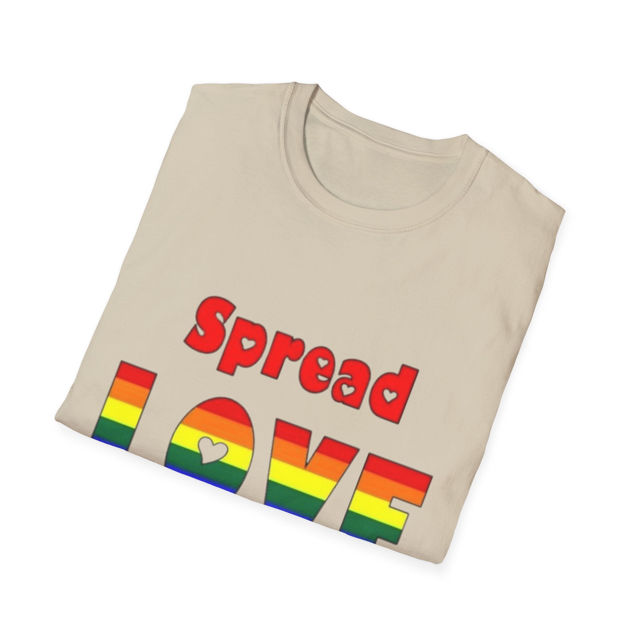 Spread Love Not Hate Unisex Softstyle T-Shirt