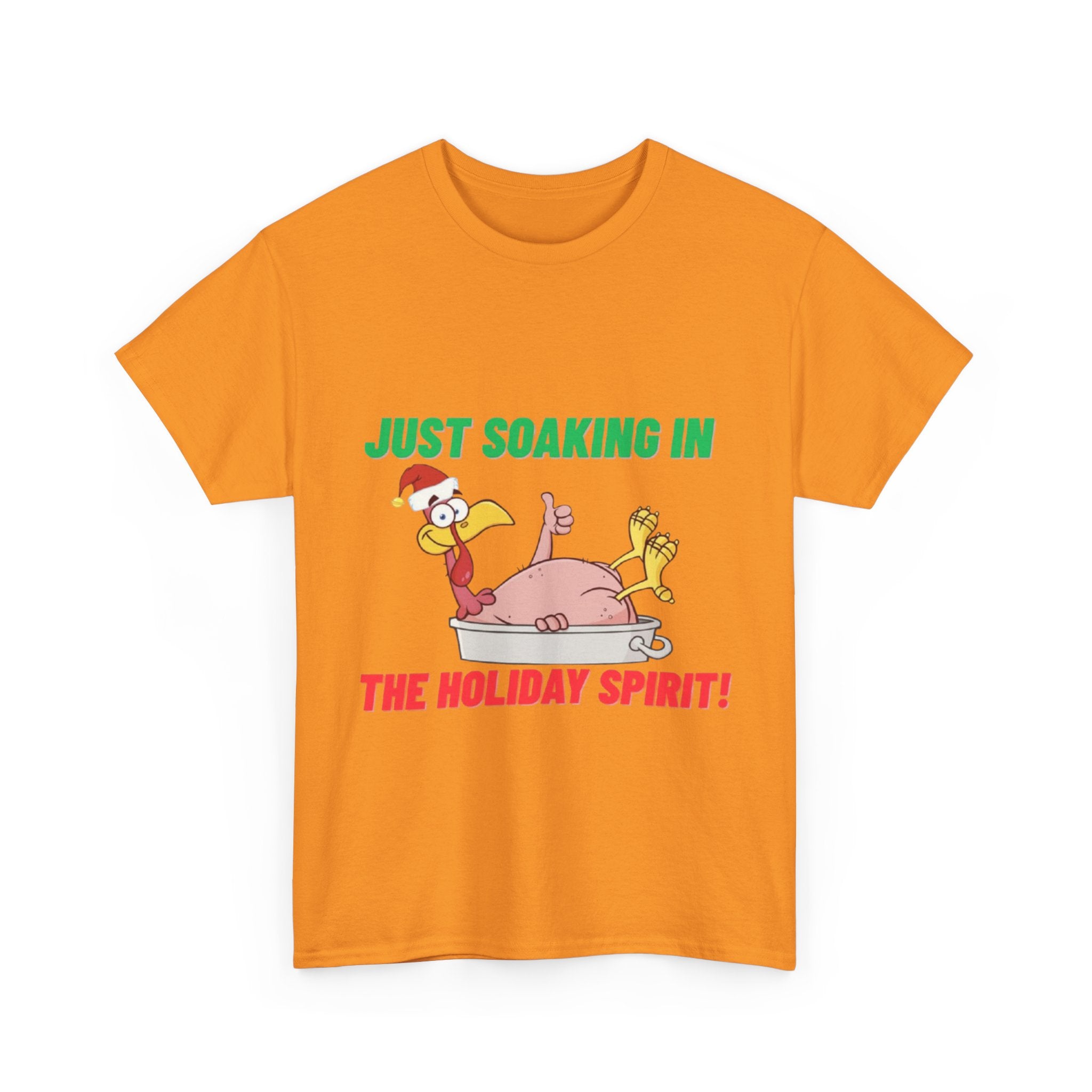 Just Soaking in the Holiday Spirit Unisex Heavy Cotton Tee