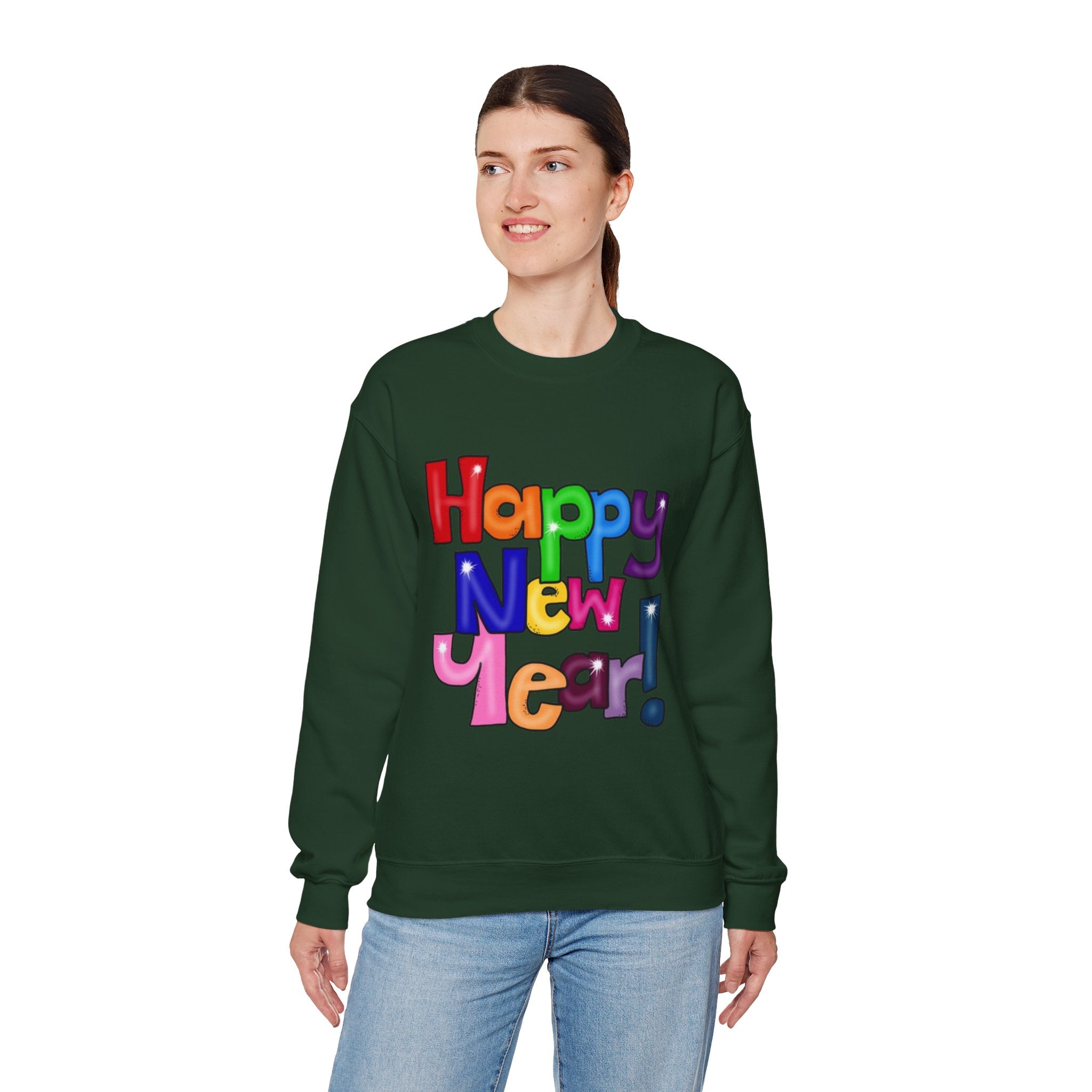 2026 Happy New Year DOUBLE SIDED Unisex Heavy Blend™ Crewneck Sweatshirt