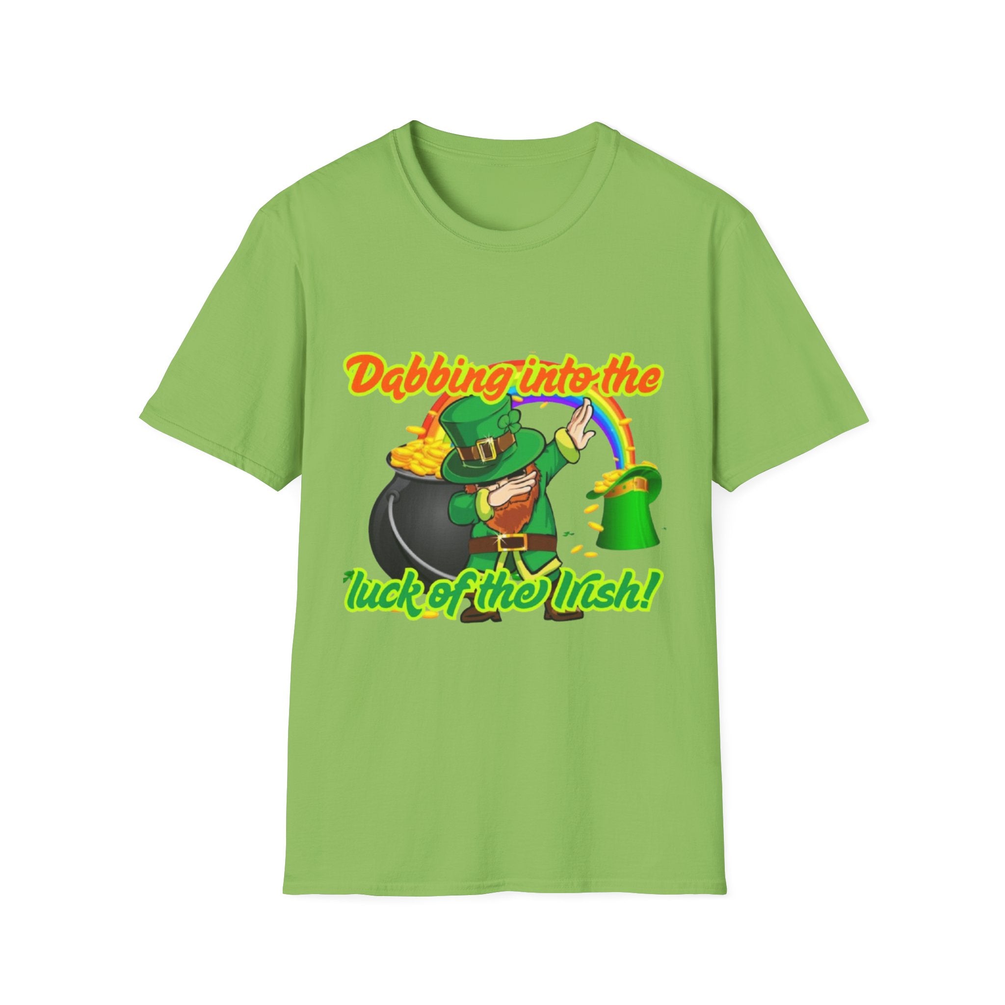 Dabbing Into The Luck Of The Irish! Unisex Unisex T-Shirt