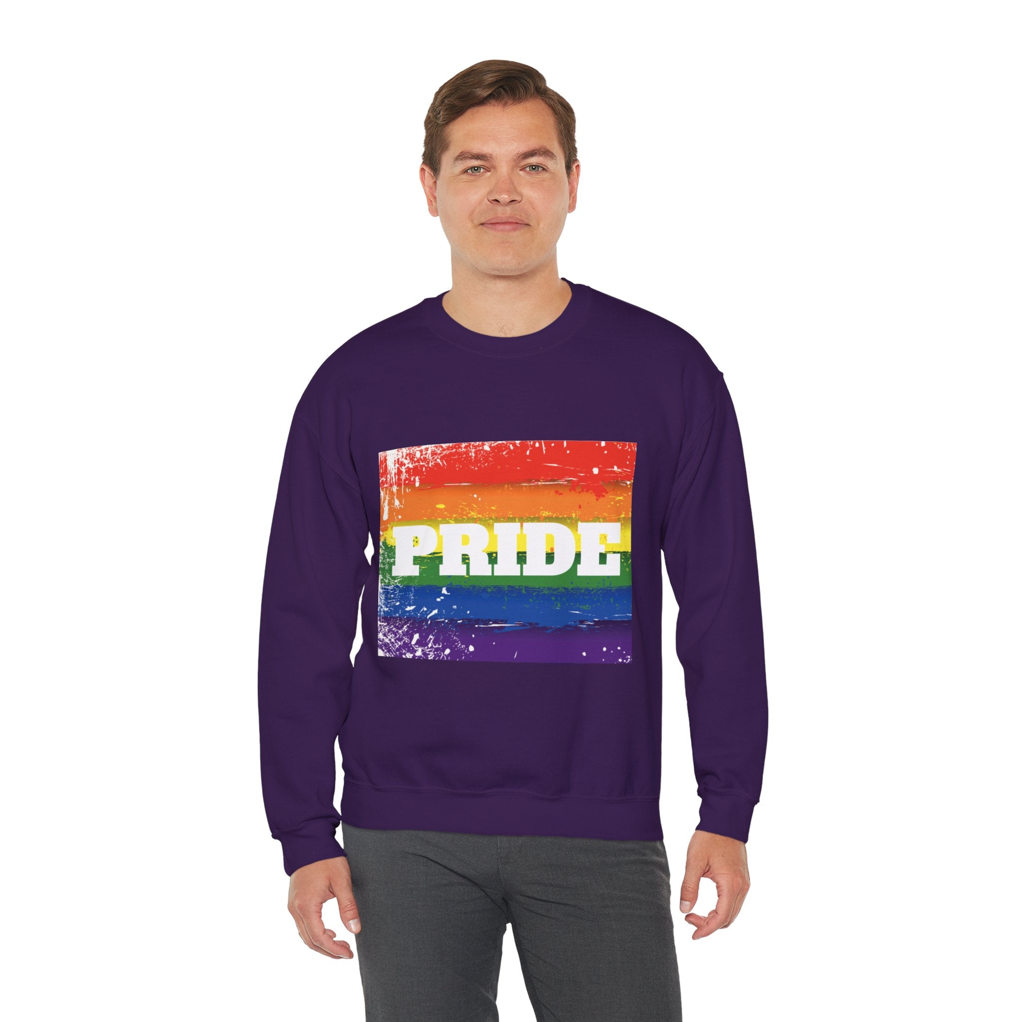 Pride Rainbow Unisex Crewneck Sweatshirt