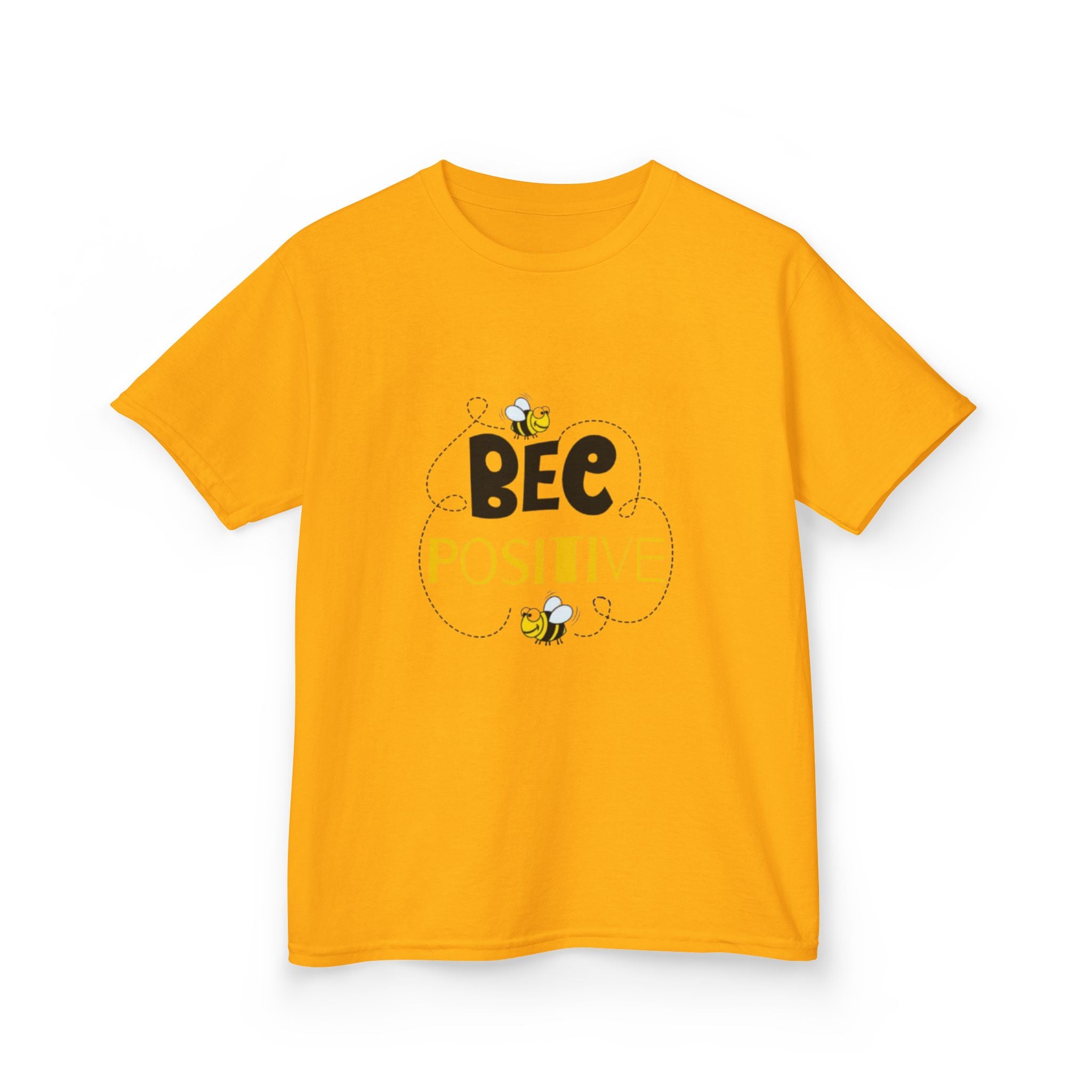 Bee Positive Kids Heavy Cotton T-Shirt