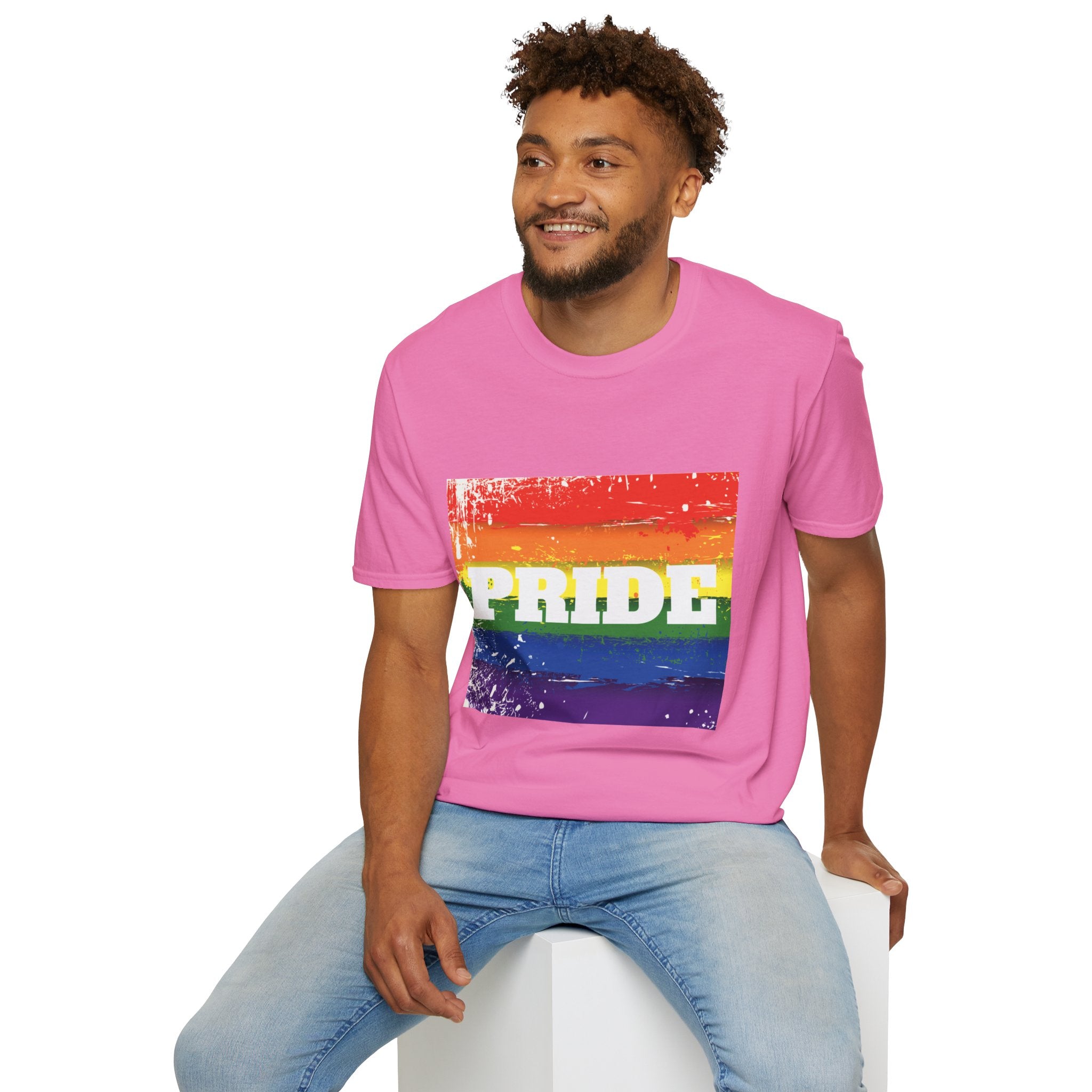 Pride Rainbow Unisex Softstyle T-Shirt