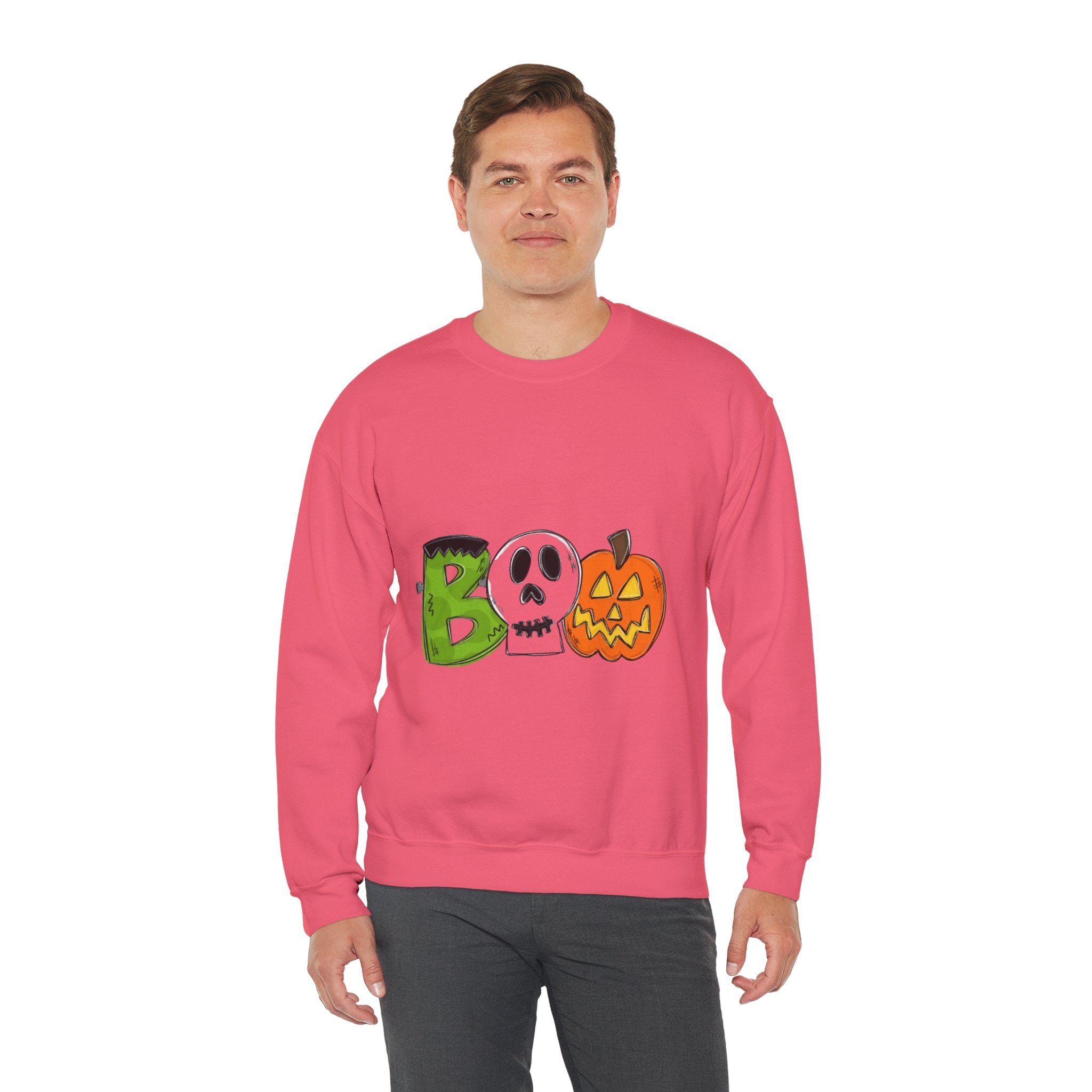 Halloween Boo Unisex Crewneck Sweatshirt