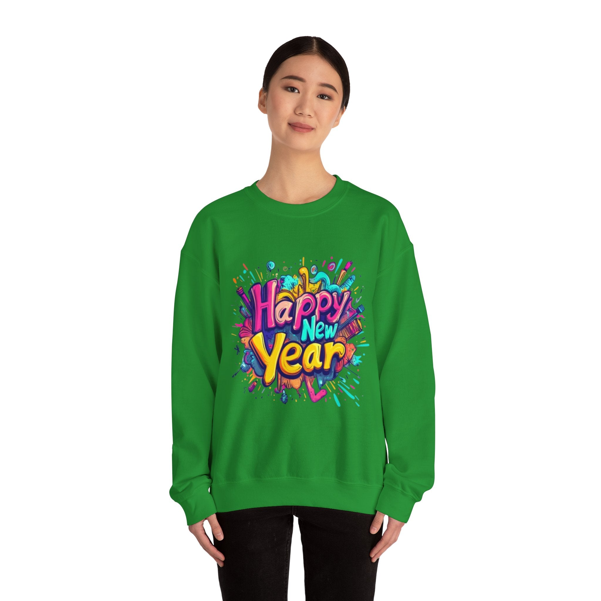 2026 Happy New Year DOUBLE SIDED Unisex Heavy Blend™ Crewneck Sweatshirt