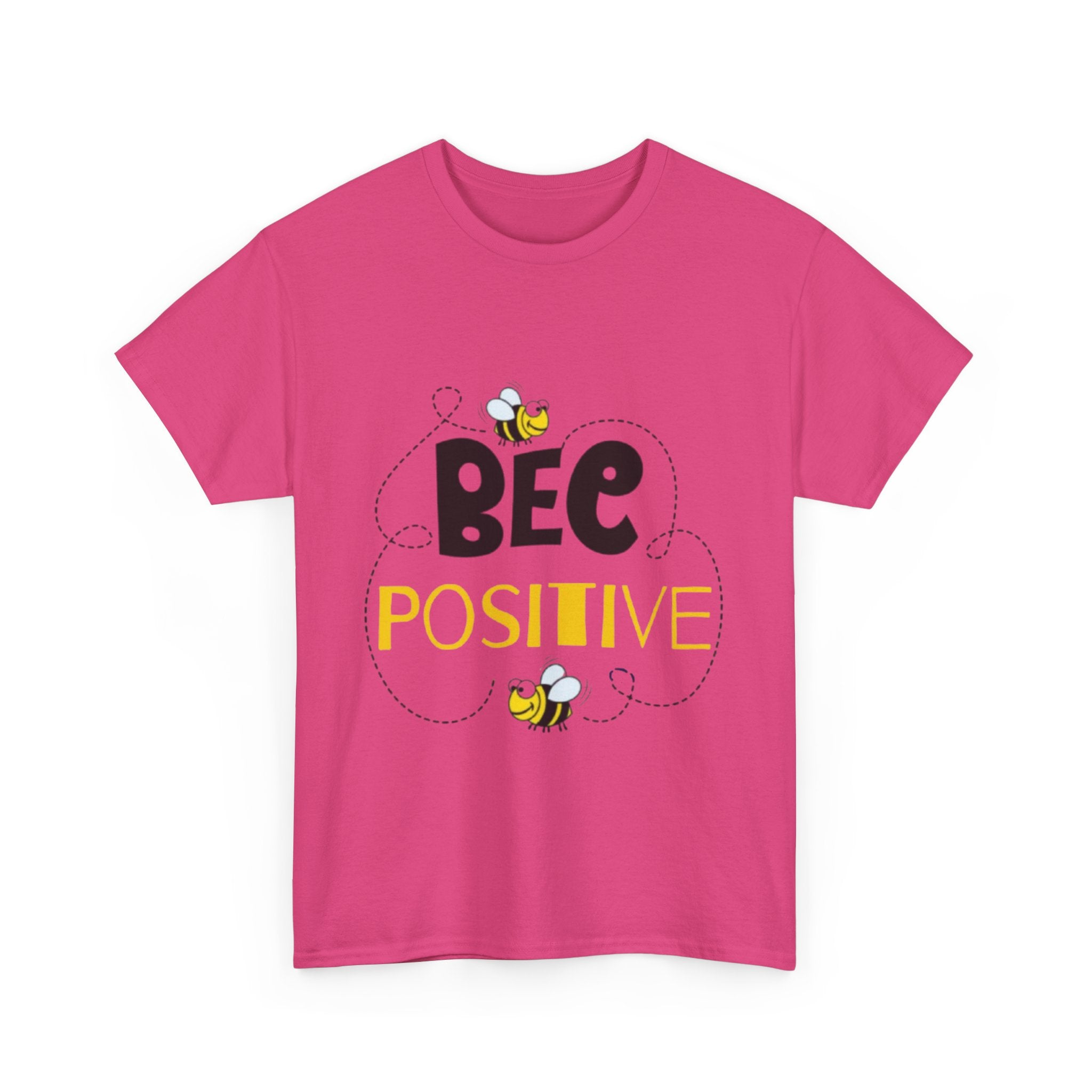 Bee Positive Unisex Heavy Cotton T-Shirt