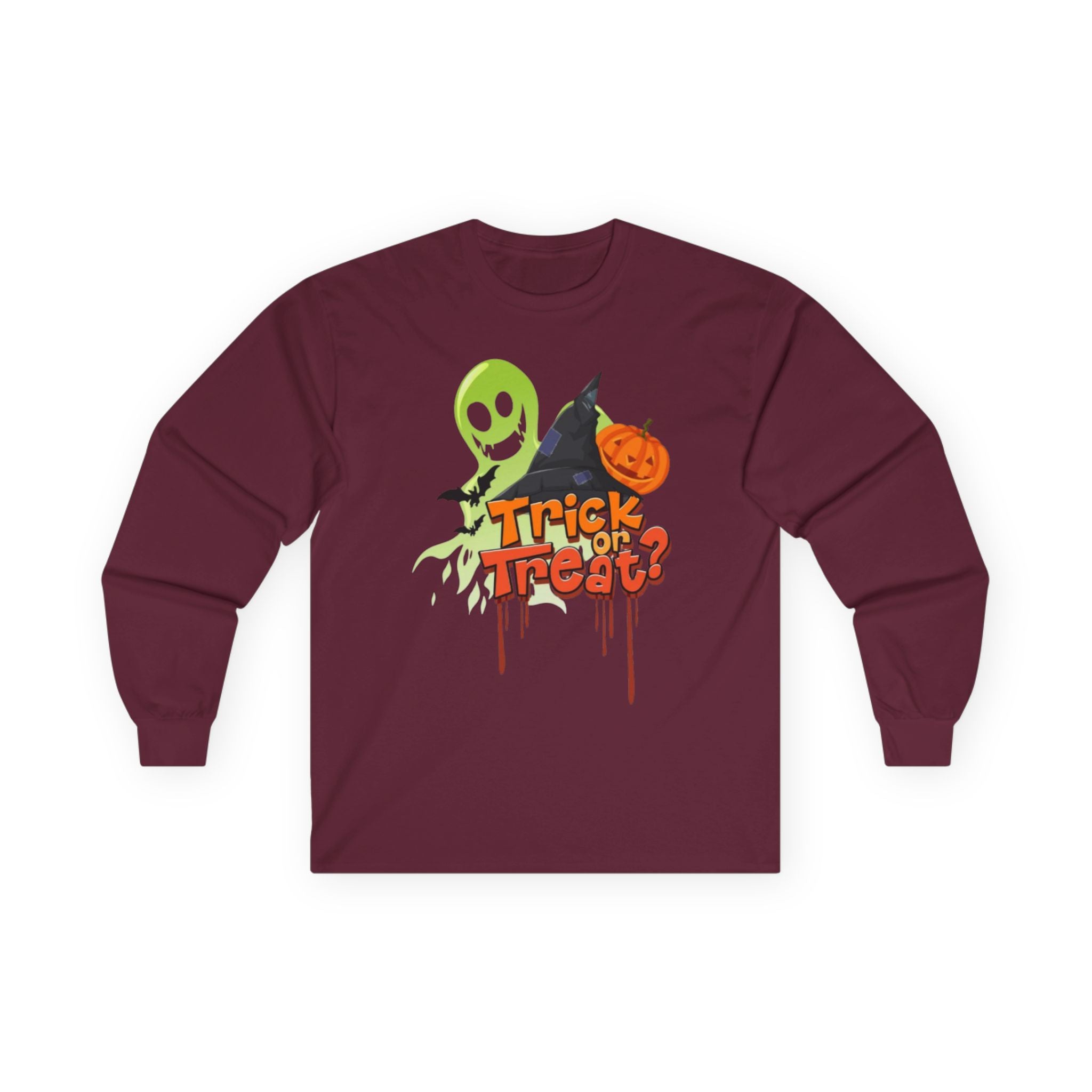 Halloween Trick or Treat Unisex Ultra Cotton Long Sleeve T-Shirt