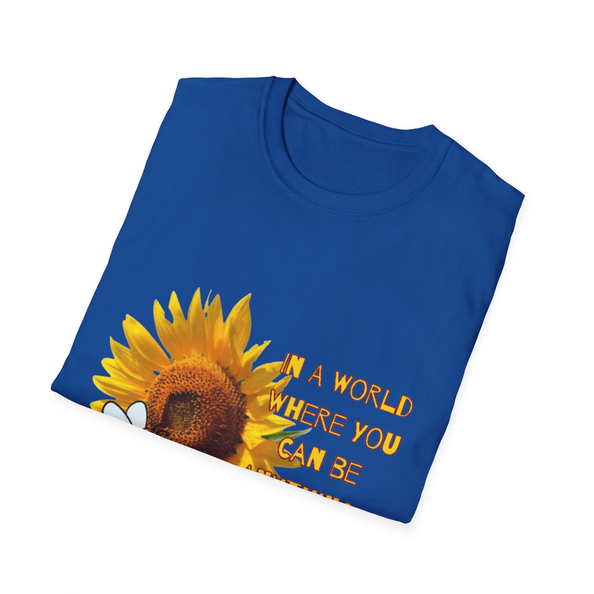 Bee Kind Sunflower Unisex Softstyle T-Shirt