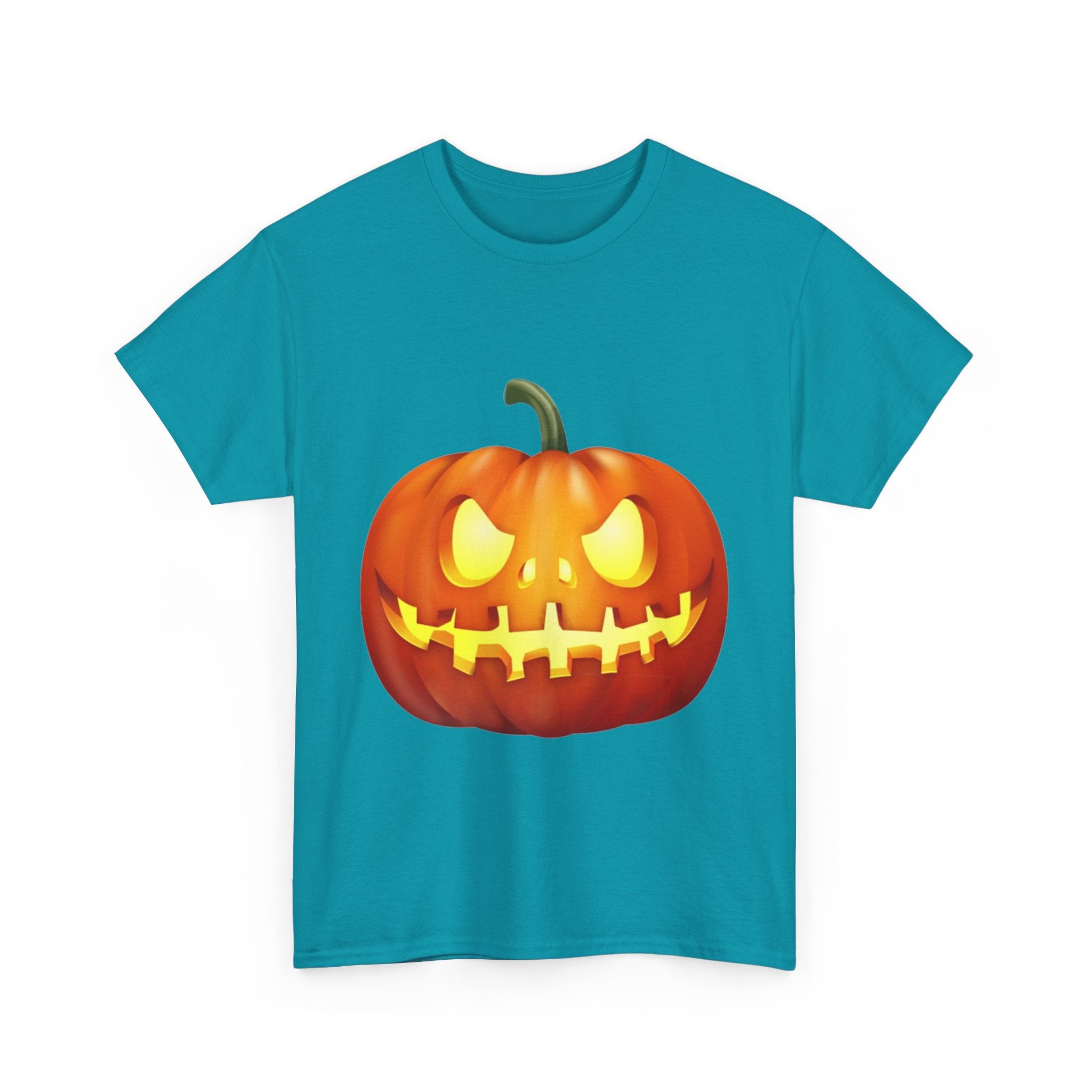 Halloween Pumpkin Unisex Heavy Cotton T-Shirt