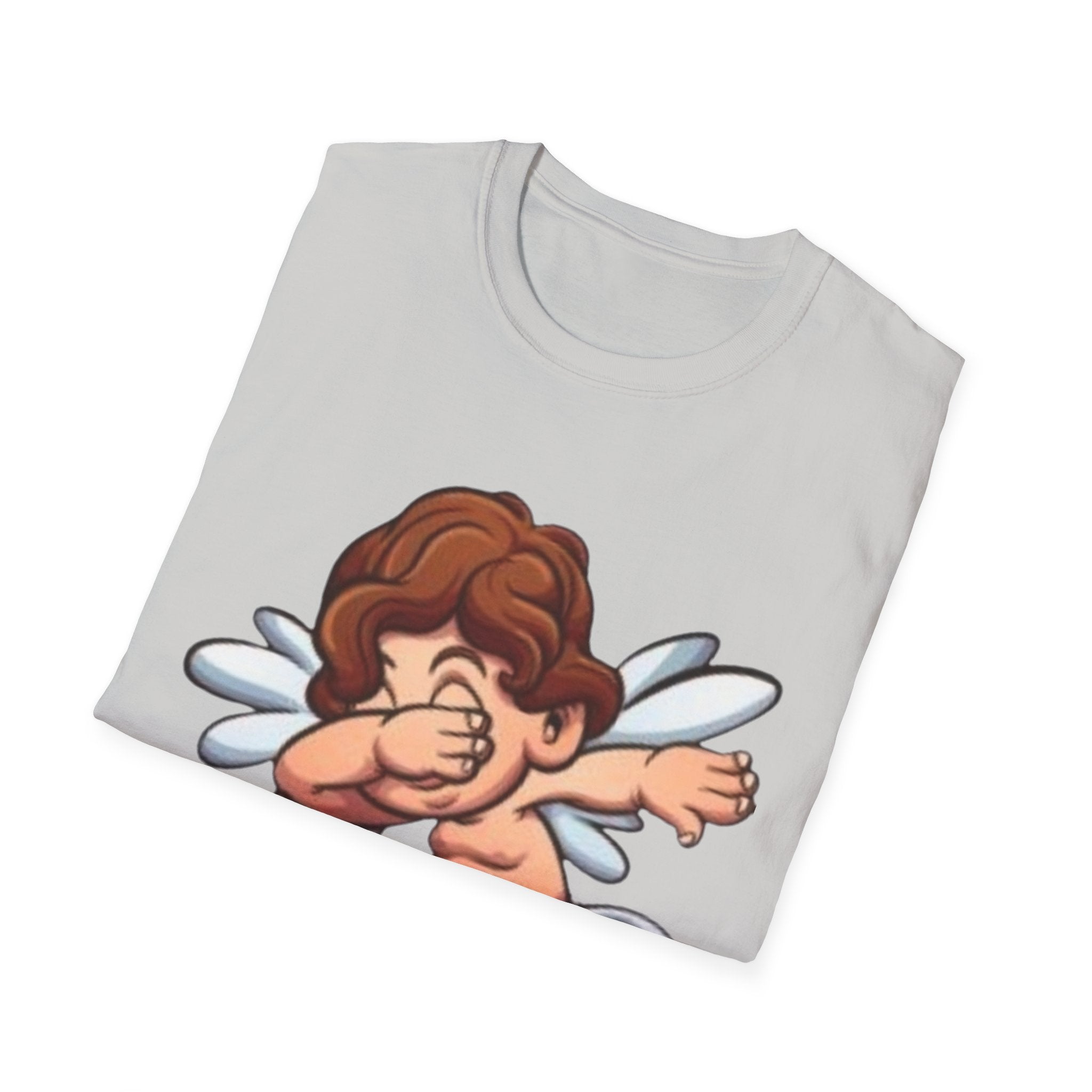 Dabbing Double Sided Angel & Devil Unisex Softstyle T-Shirt