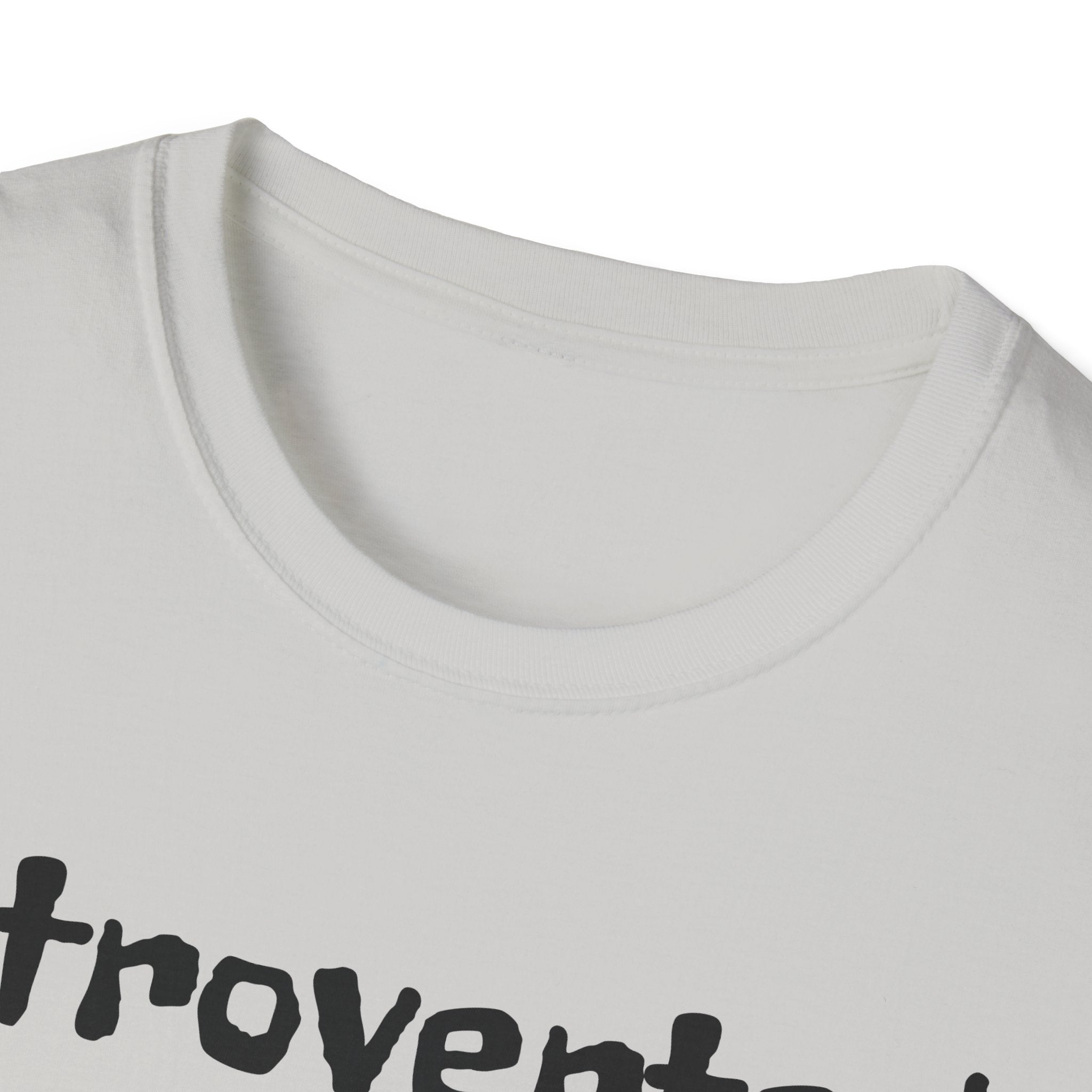 Introverted But Willing To Discuss Plants Unisex Softstyle T-Shirt
