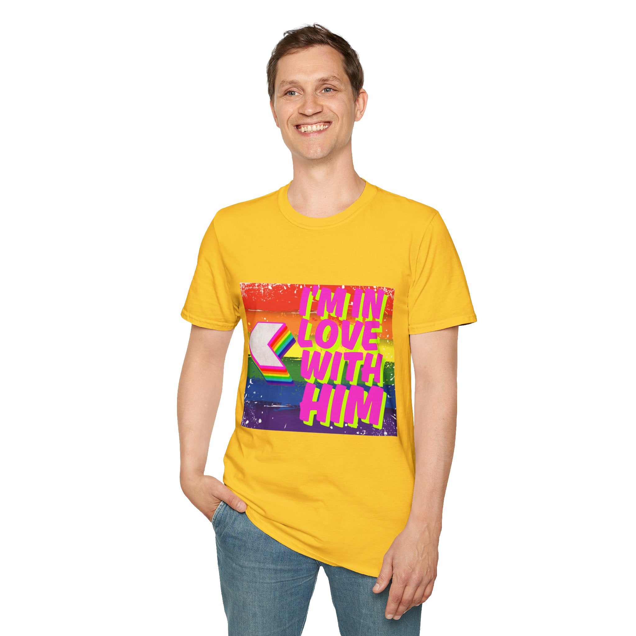 I'm In Love With Him Unisex Softstyle T-Shirt