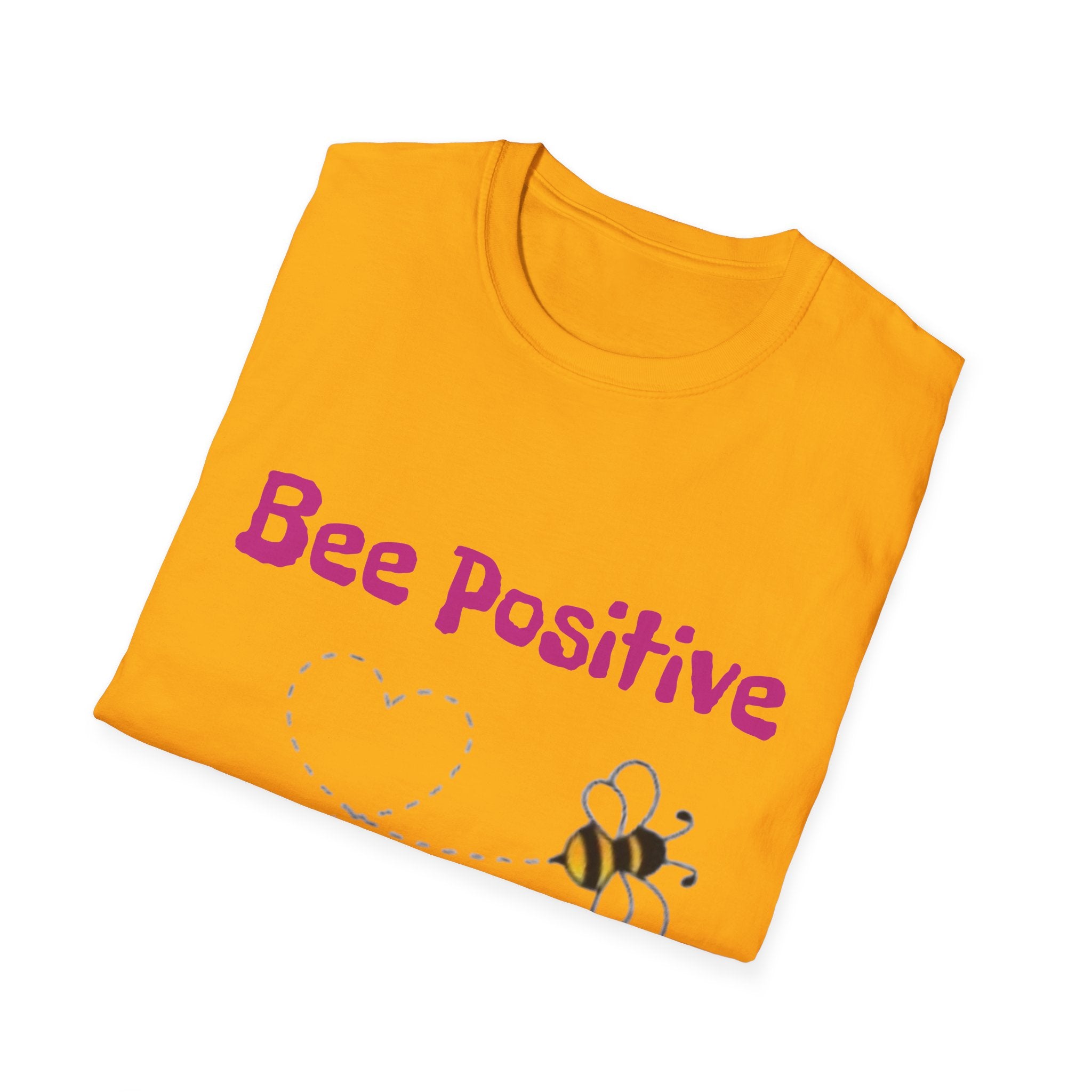 Bee Positive Bee Kind Unisex Softstyle T-Shirt