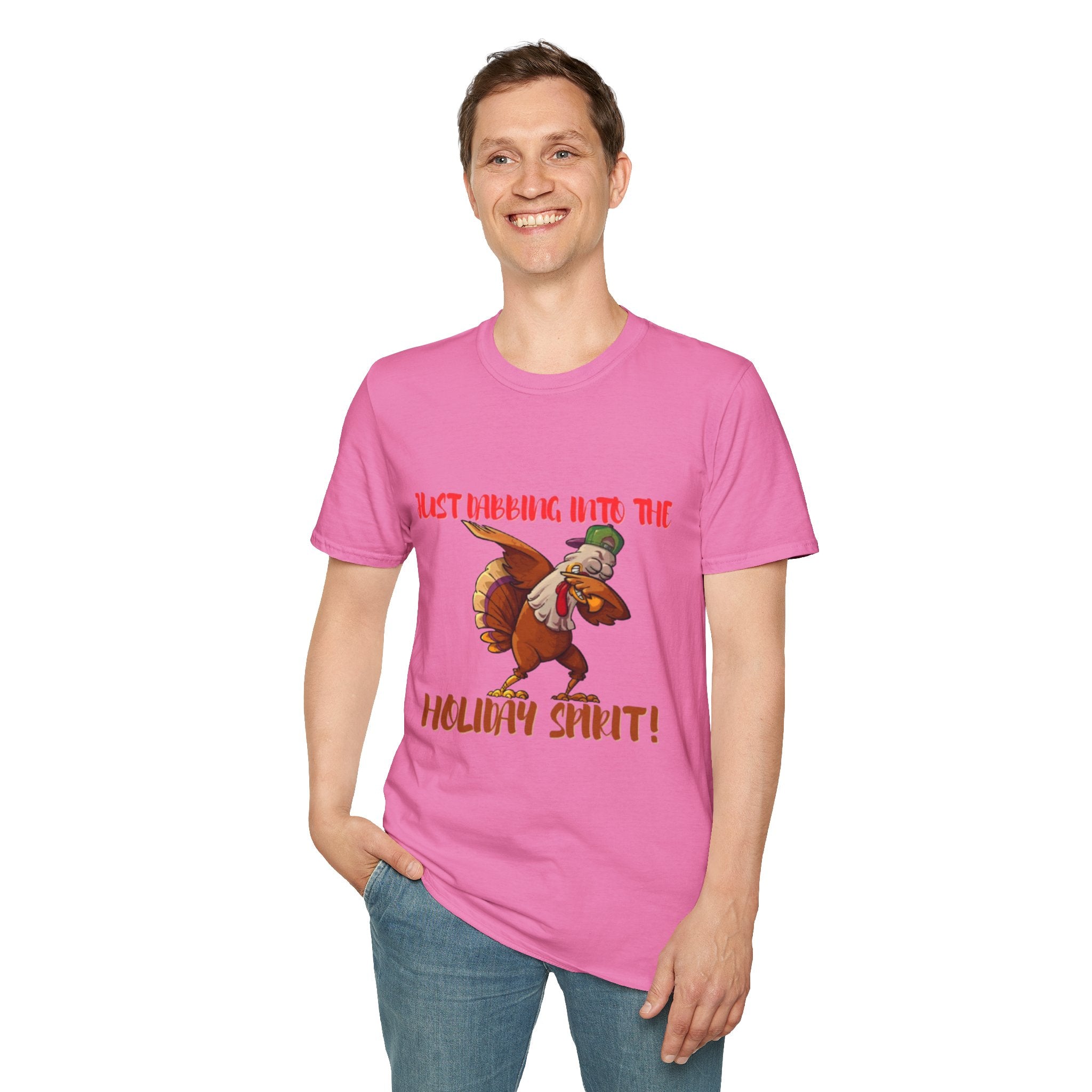 Just Dabbing Into The Holiday Spirit! Unisex Softstyle T-Shirt