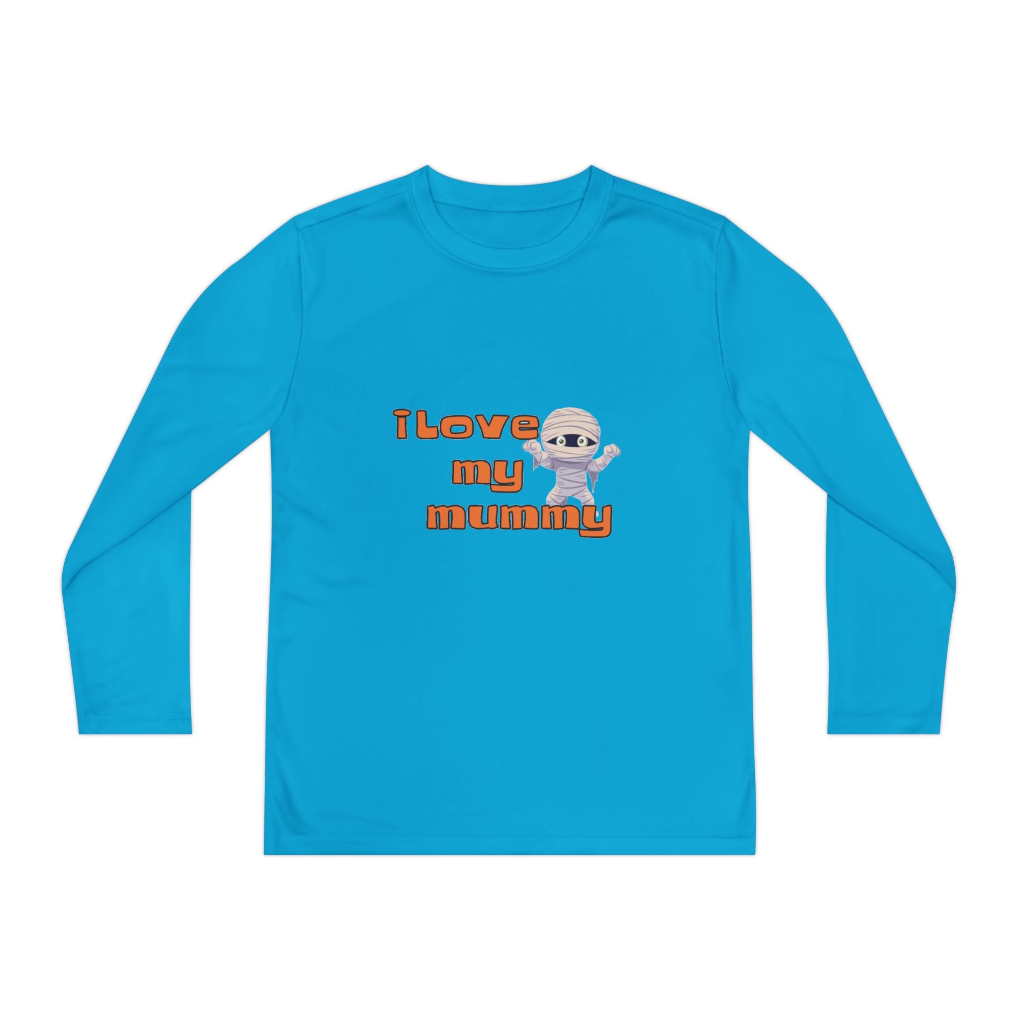 I Love My Mummy Youth Long Sleeve Competitor T-Shirt