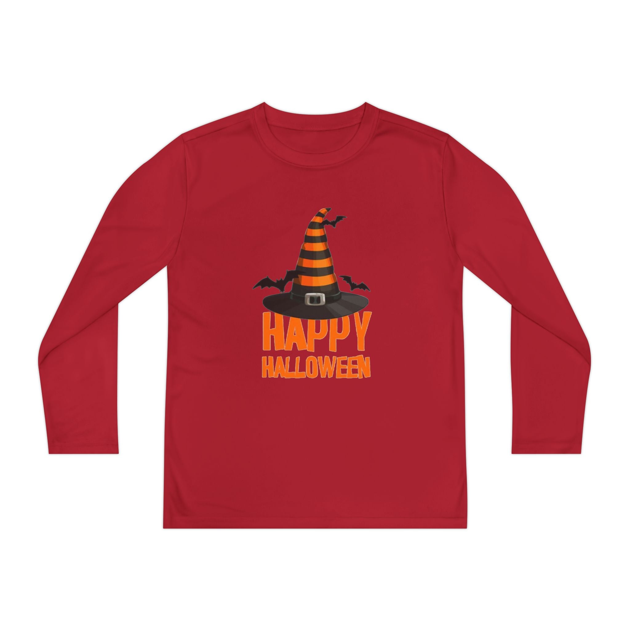 Happy Halloween Youth Long Sleeve Competitor T-Shirt
