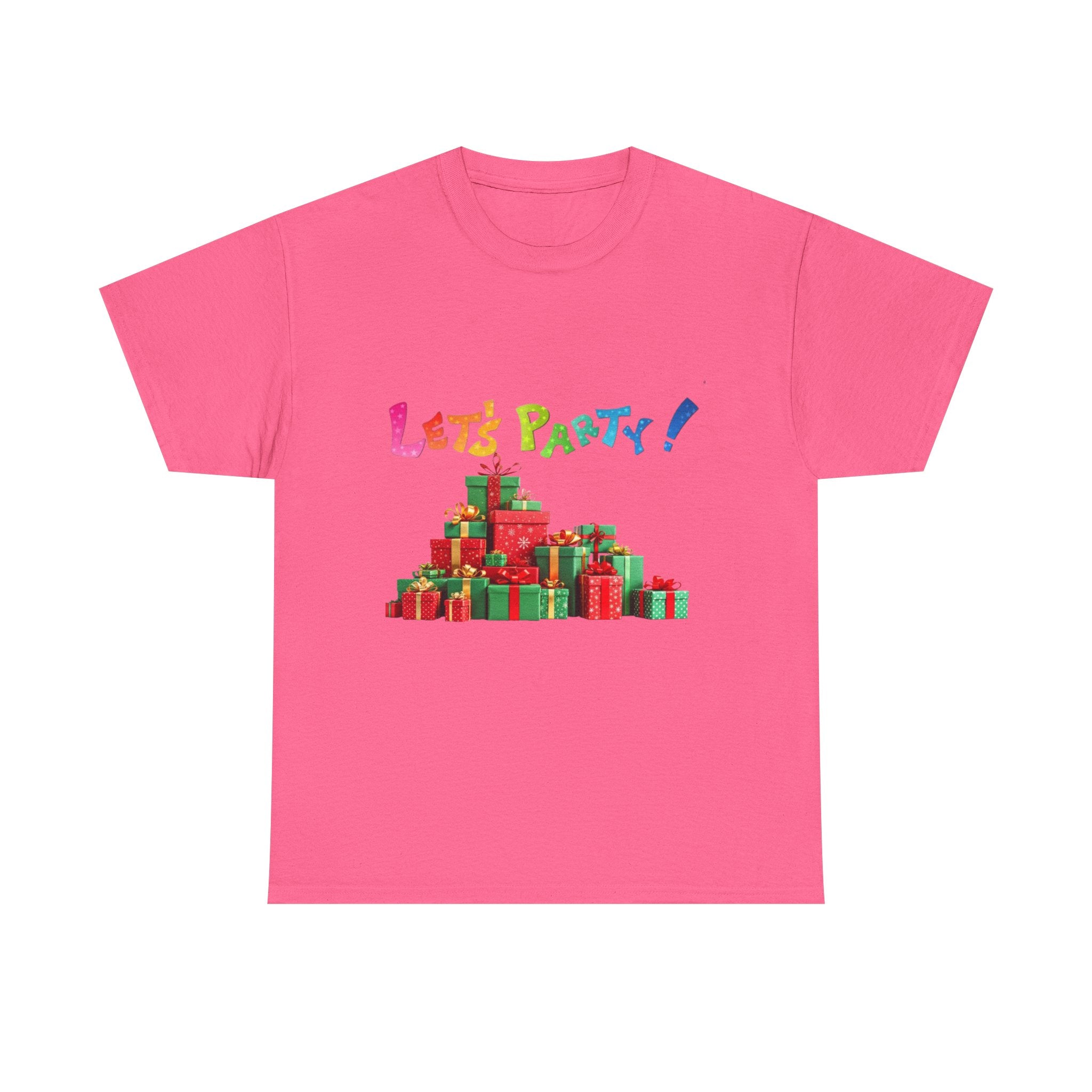 Let's Party! Christmas Presents Unisex Heavy Cotton T-Shirt